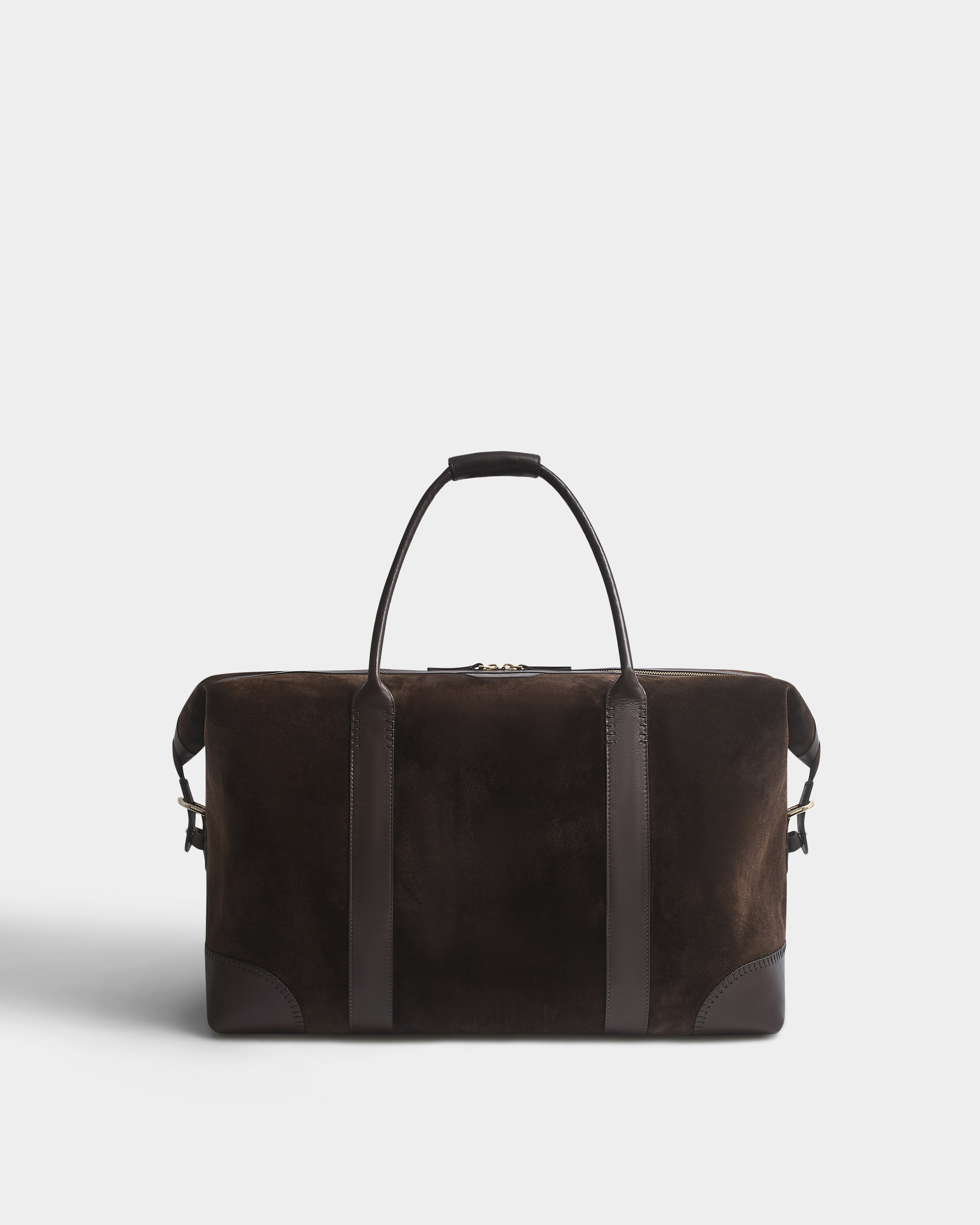 The Suede Weekend Bag, Chocolate