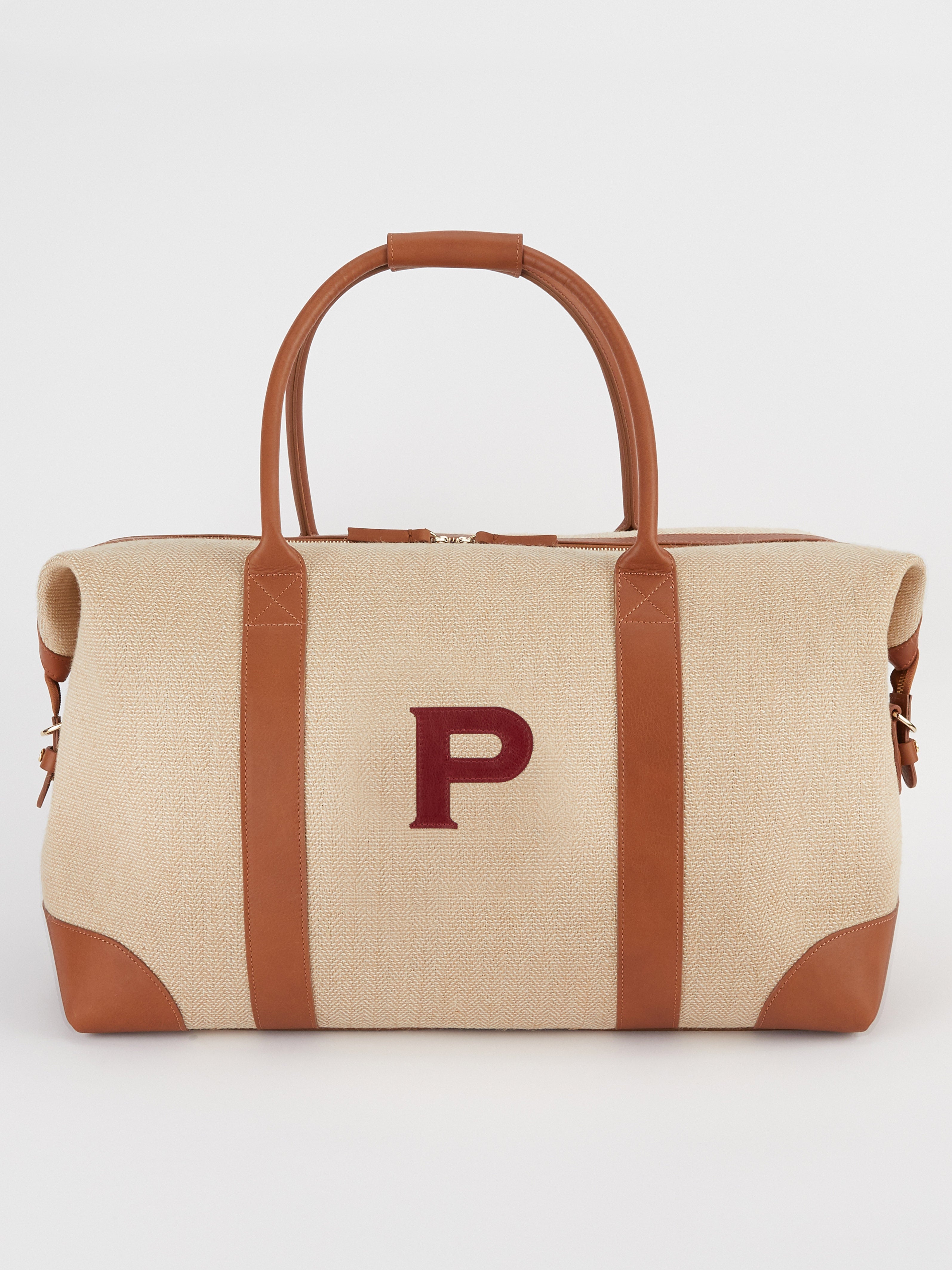 The Weekend Bag, Cream & Tan