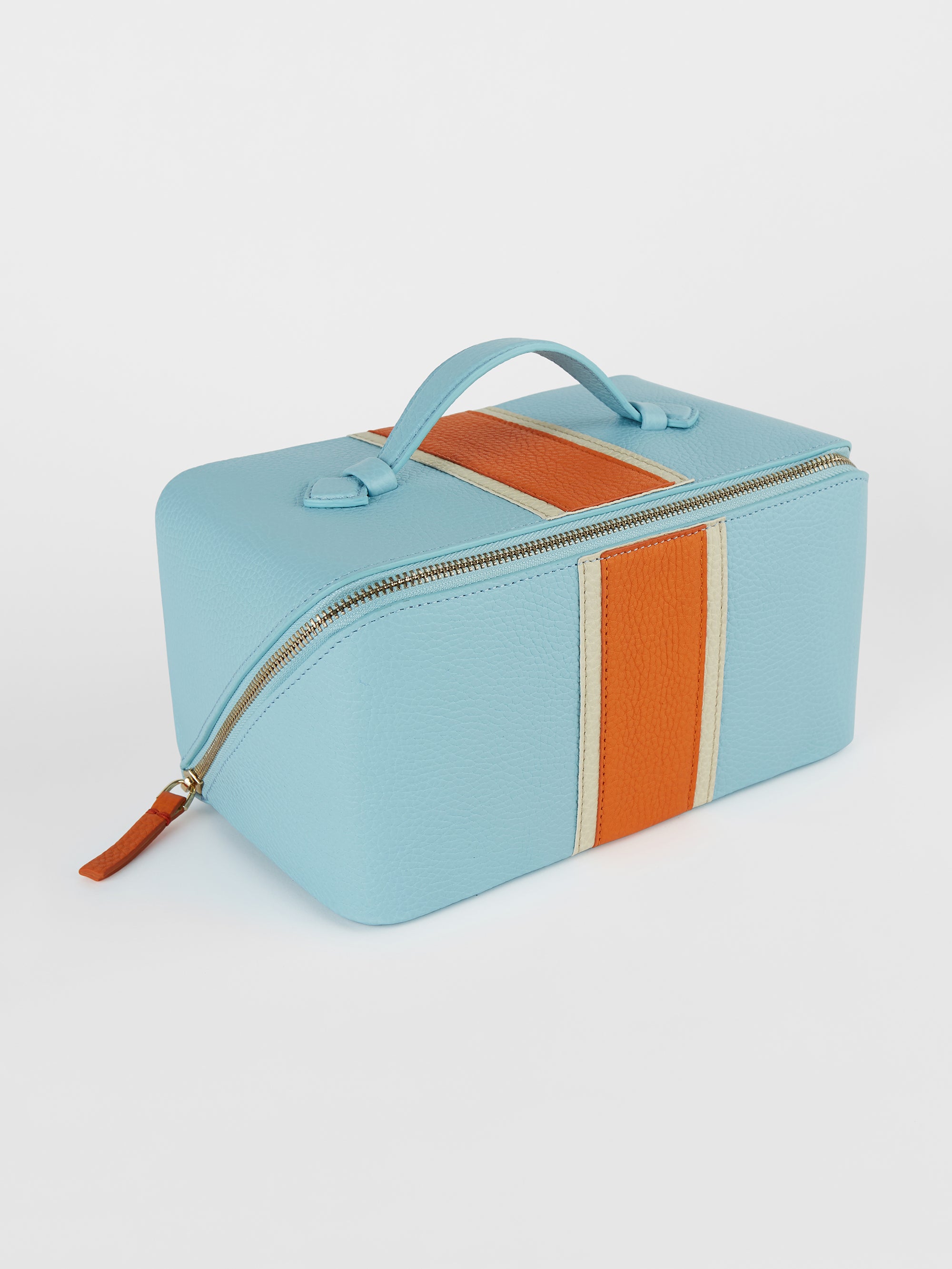 The Washbag, Baby Blue & Orange
