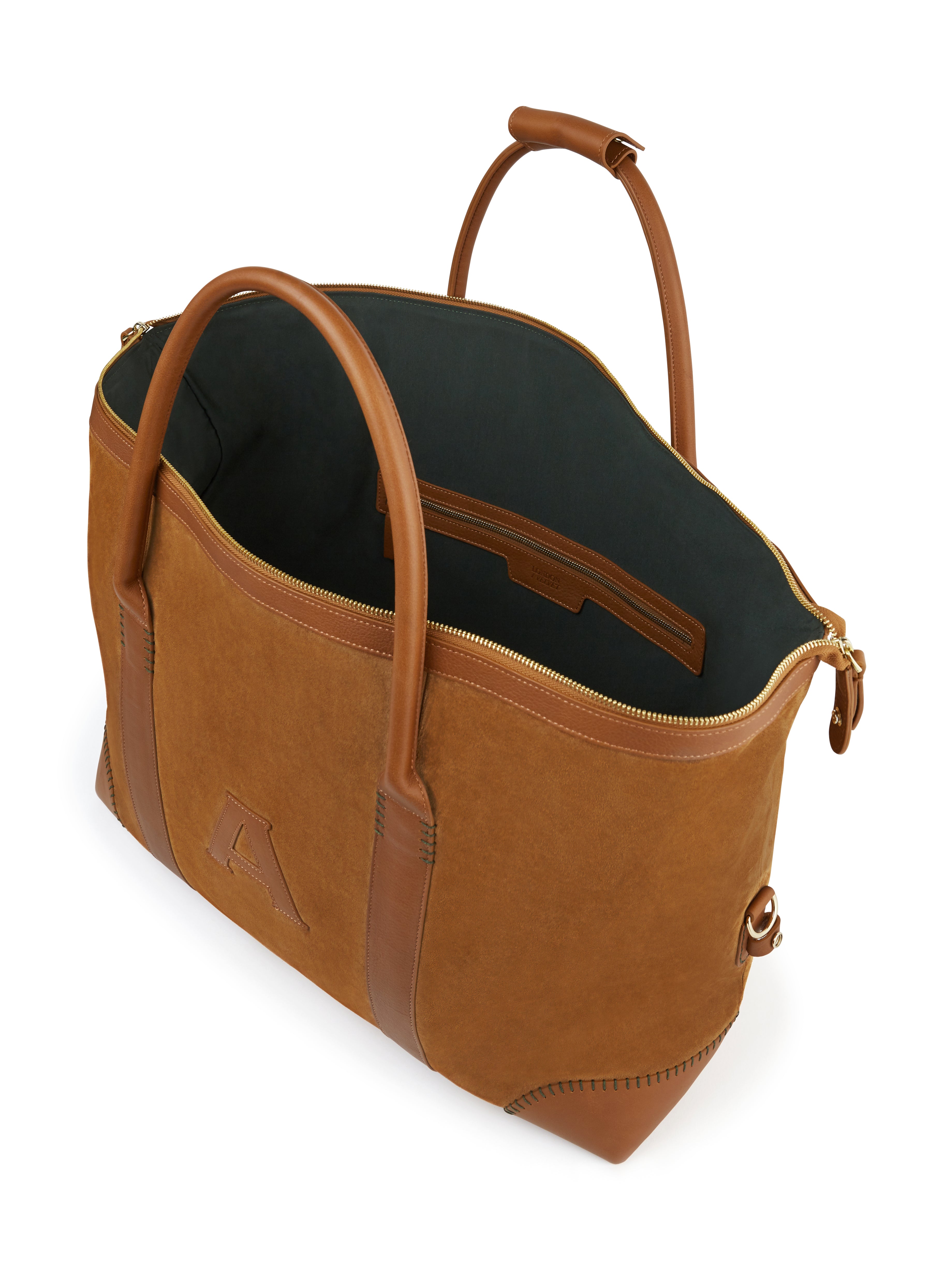 The Suede Weekend Bag, Chocolate