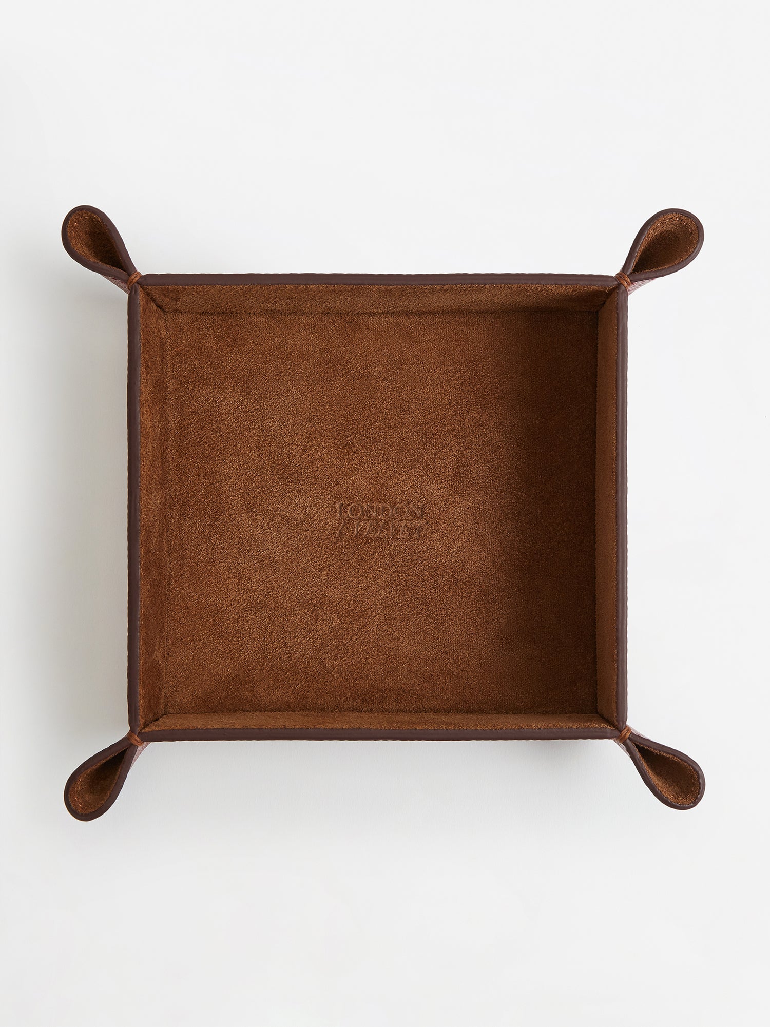 The Small Tidy Tray, Burgundy & Chocolate