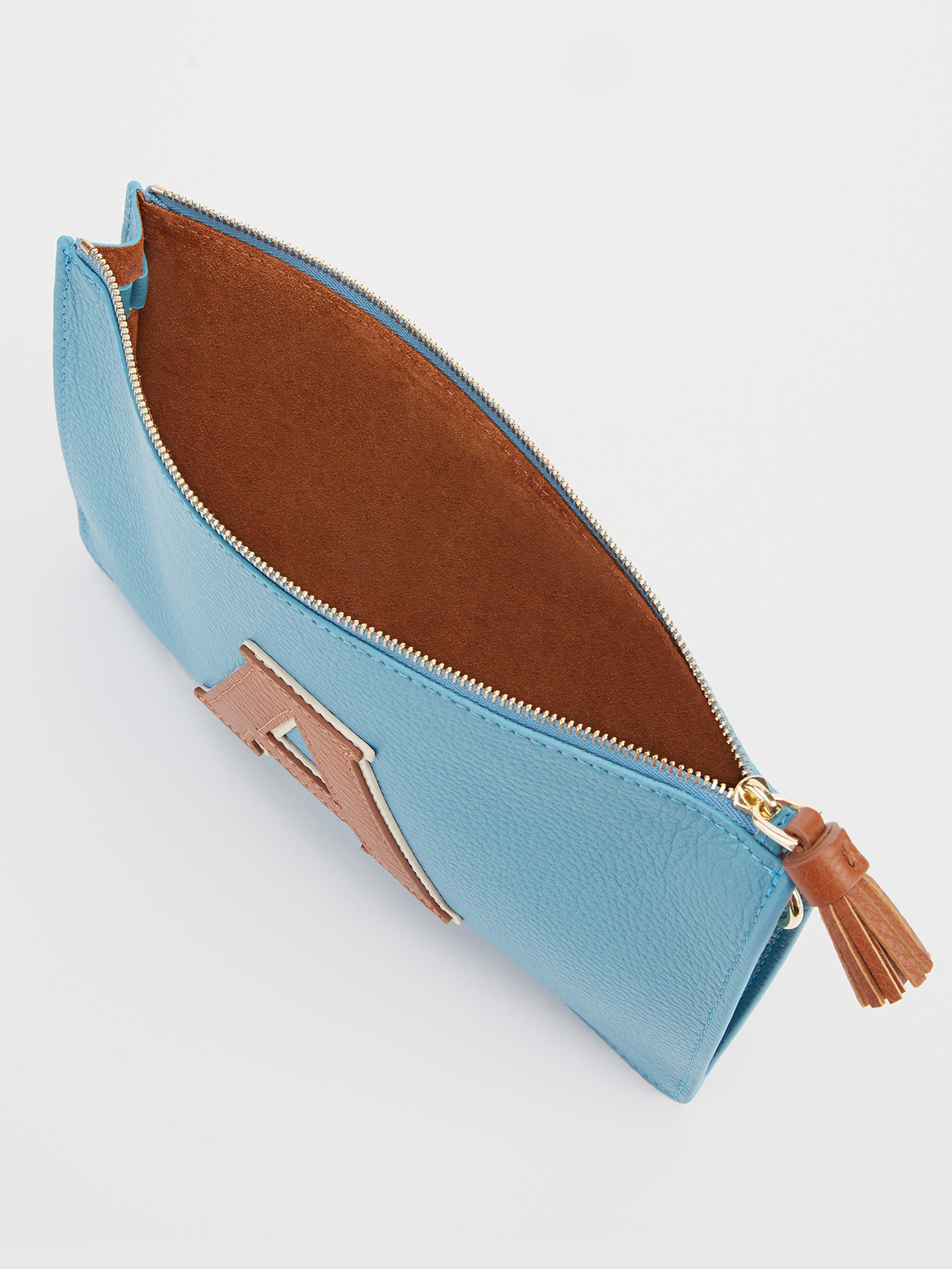 The Alphabet Clutch, Tropicana Teal