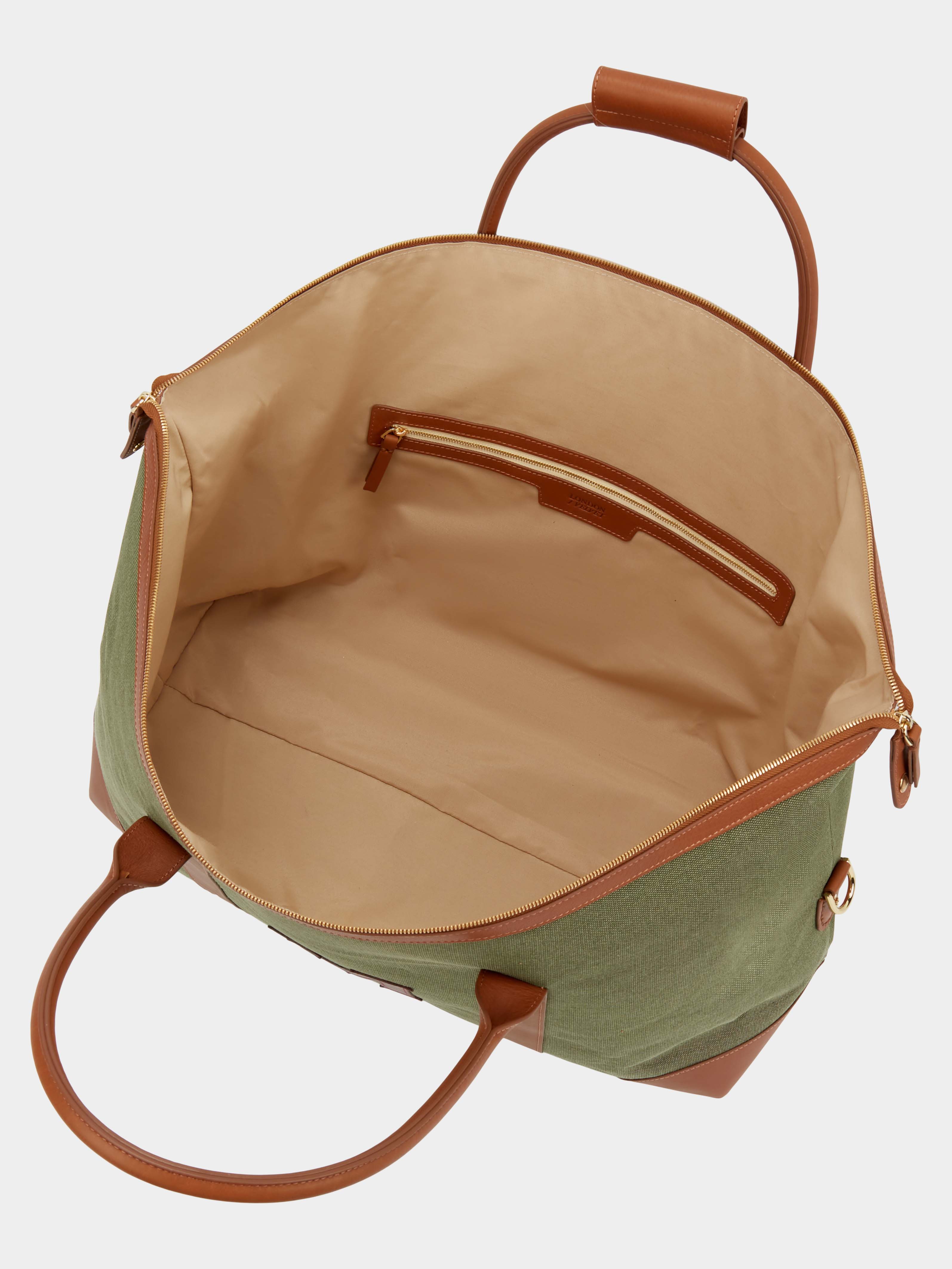 The Weekend Bag, Khaki & Forest