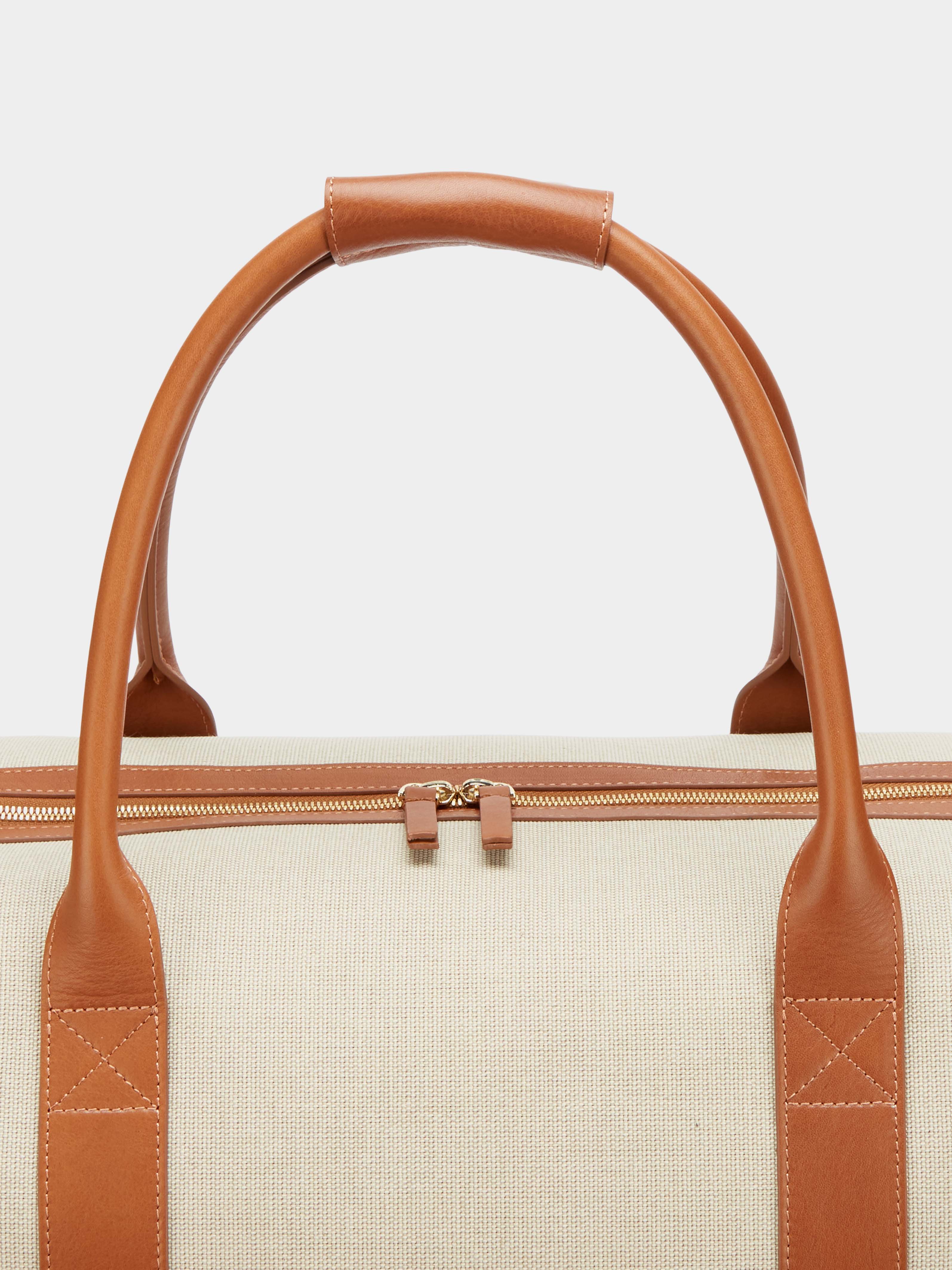 The Weekend Bag, Cream & Tan