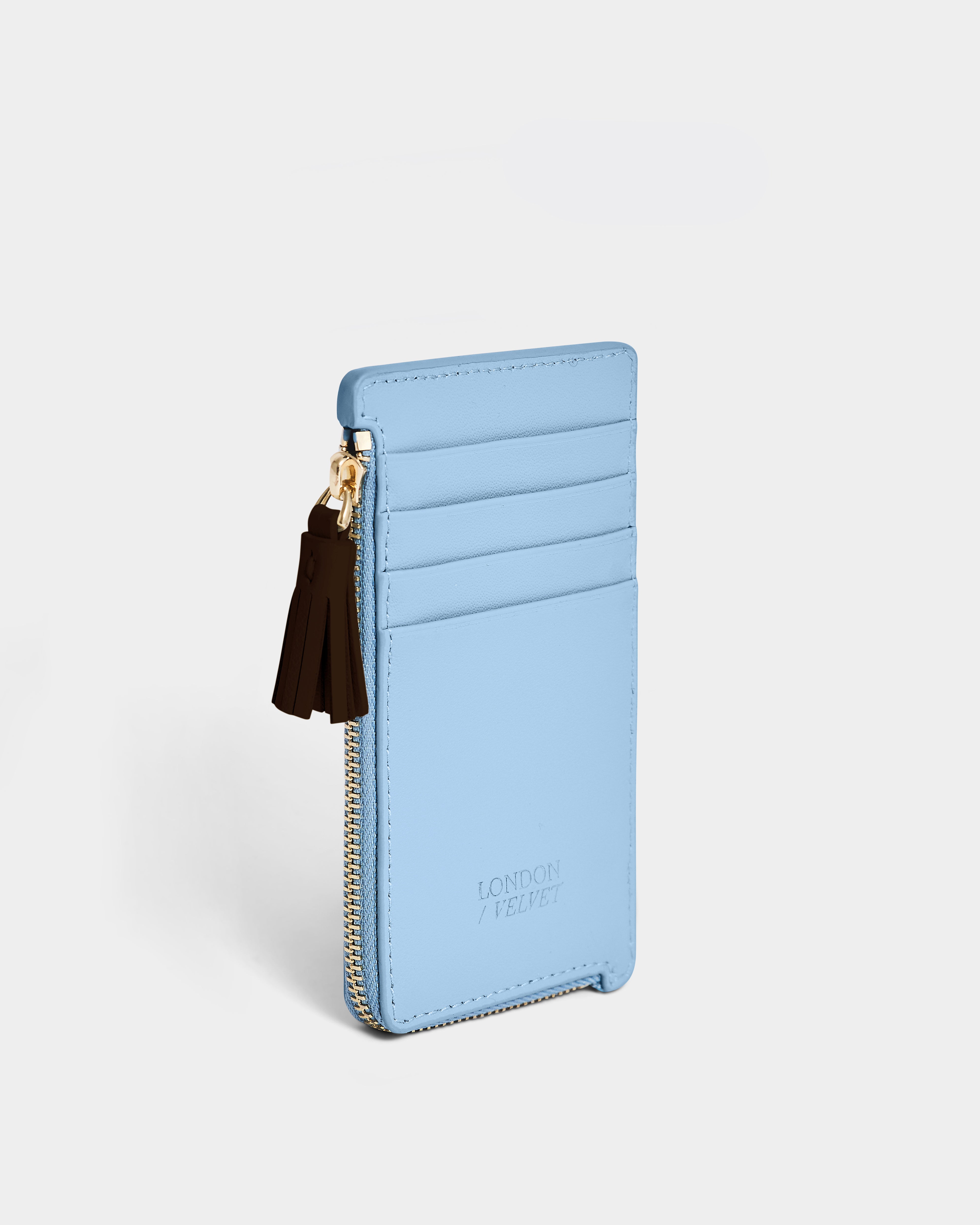 The Zip Card Case, Cornflower