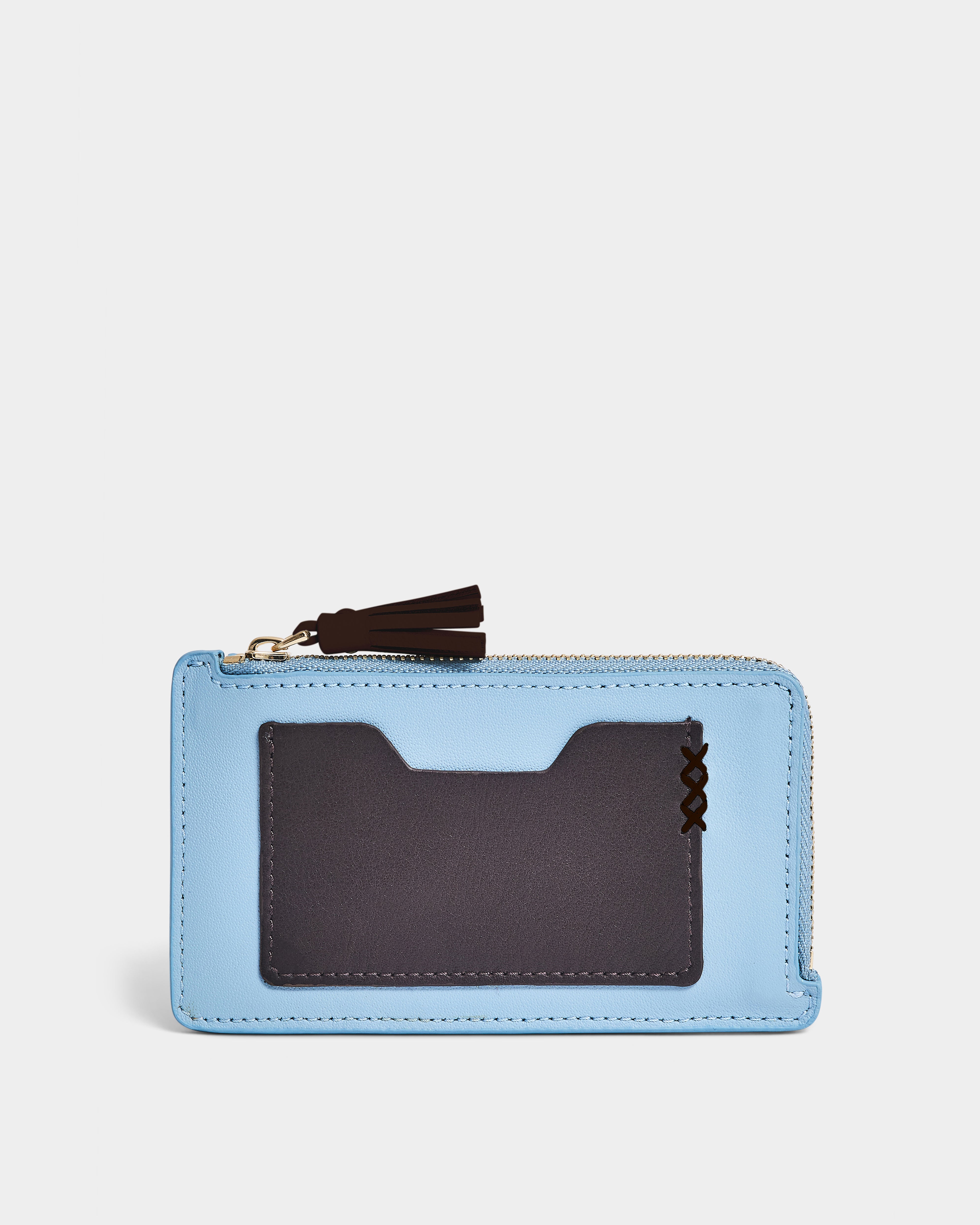 The Zip Card Case, Cornflower
