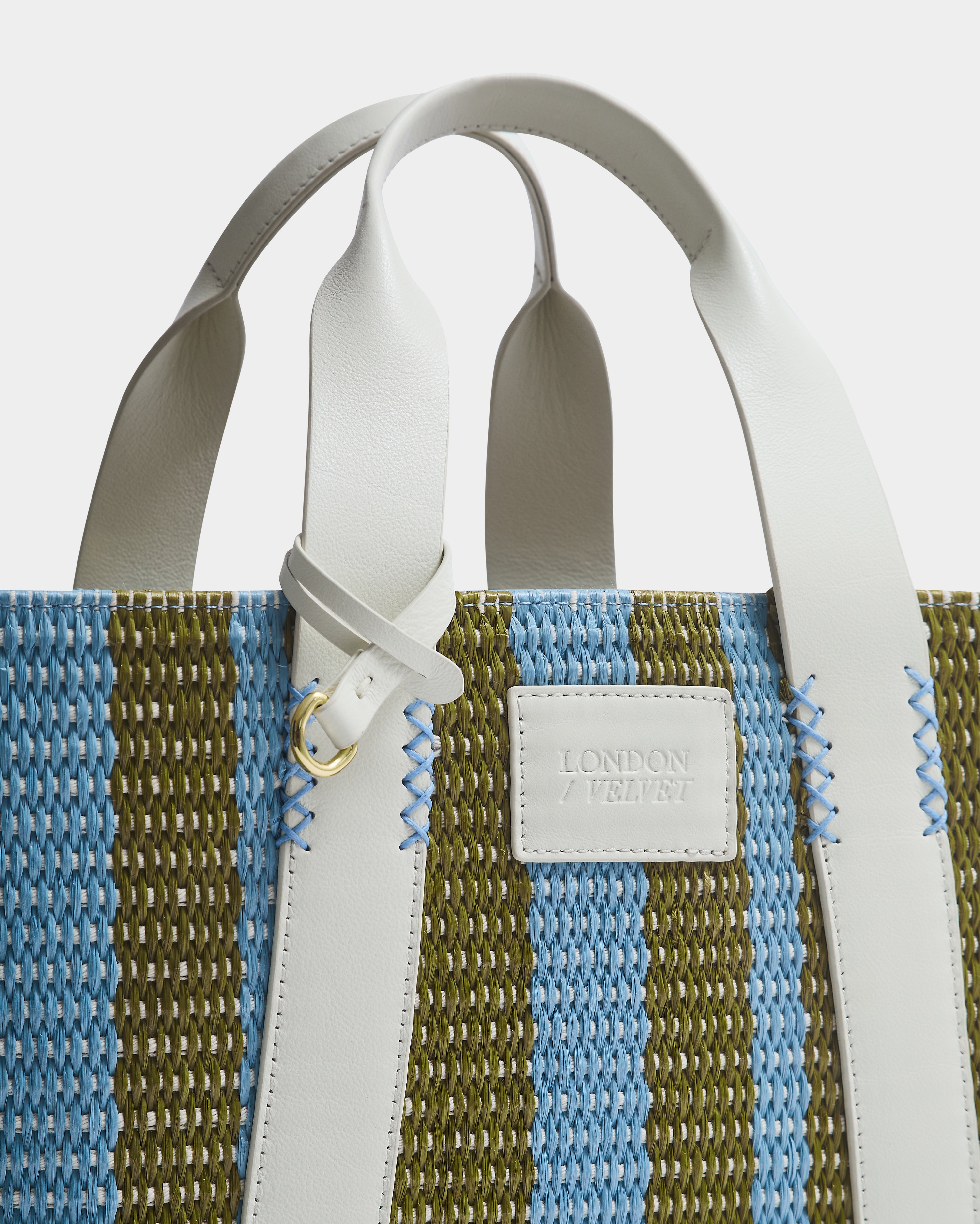 The Passenger Tote, Jute Stripe