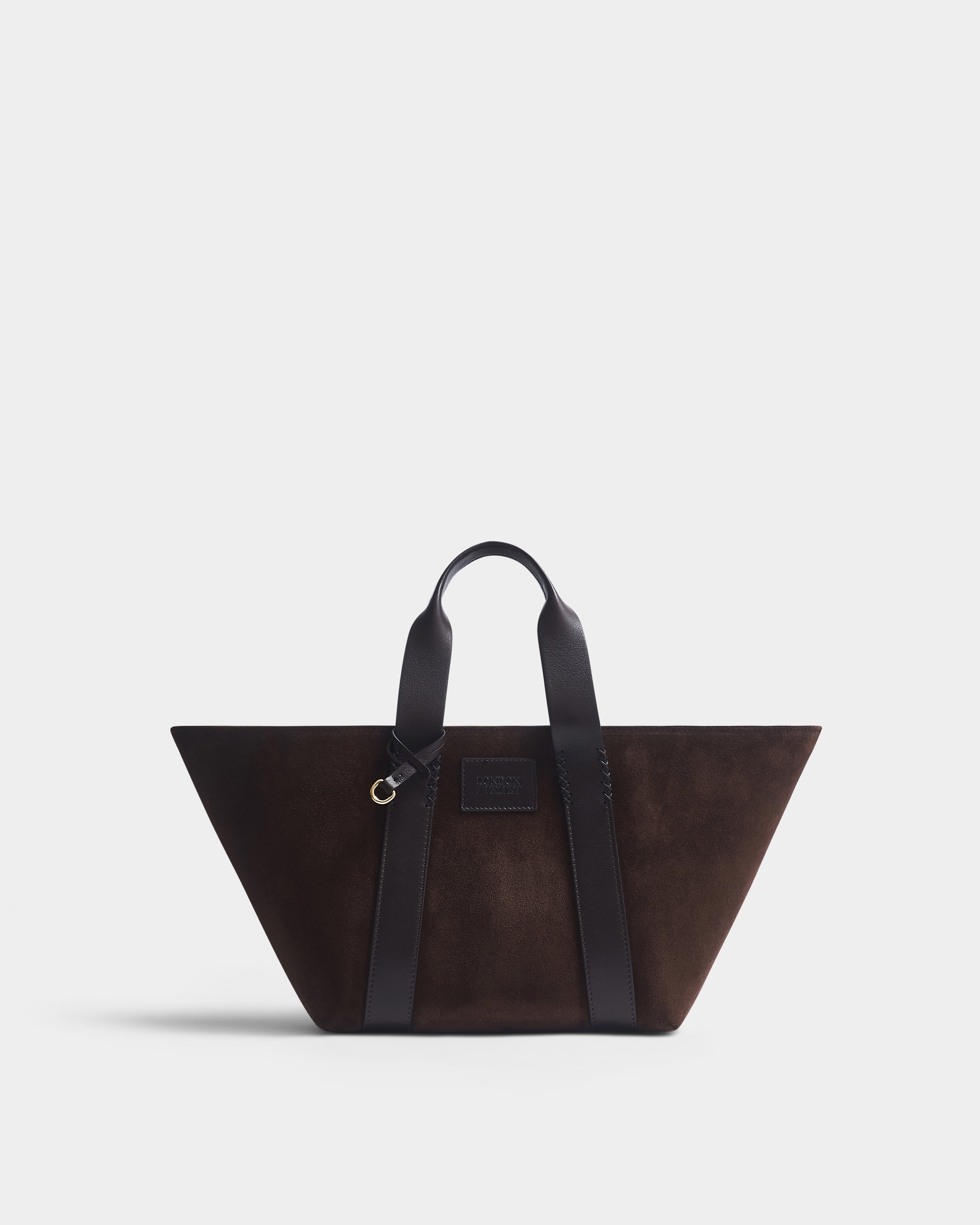 The Passenger Tote, Chocolate Suede
