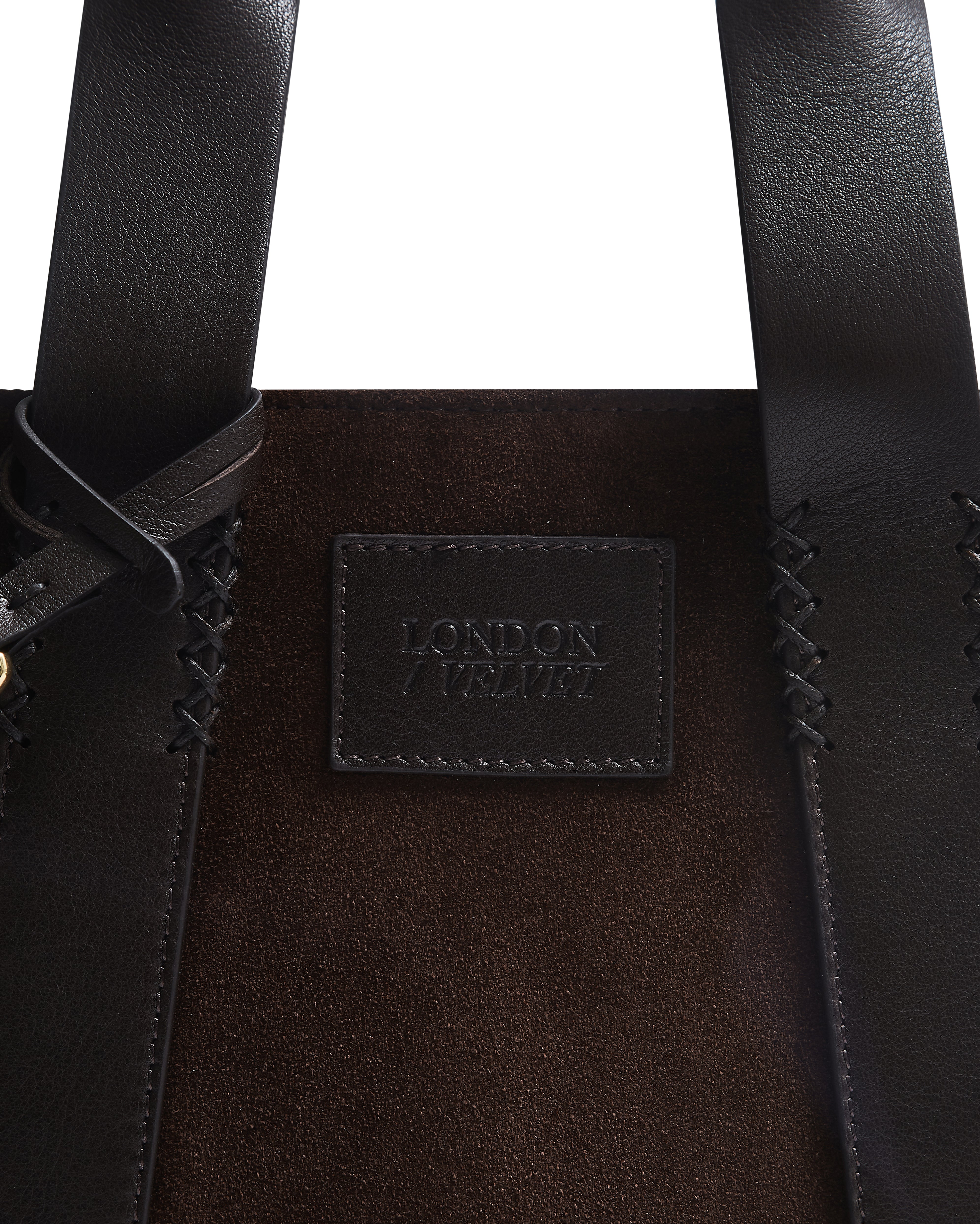 The Passenger Tote, Chocolate Suede