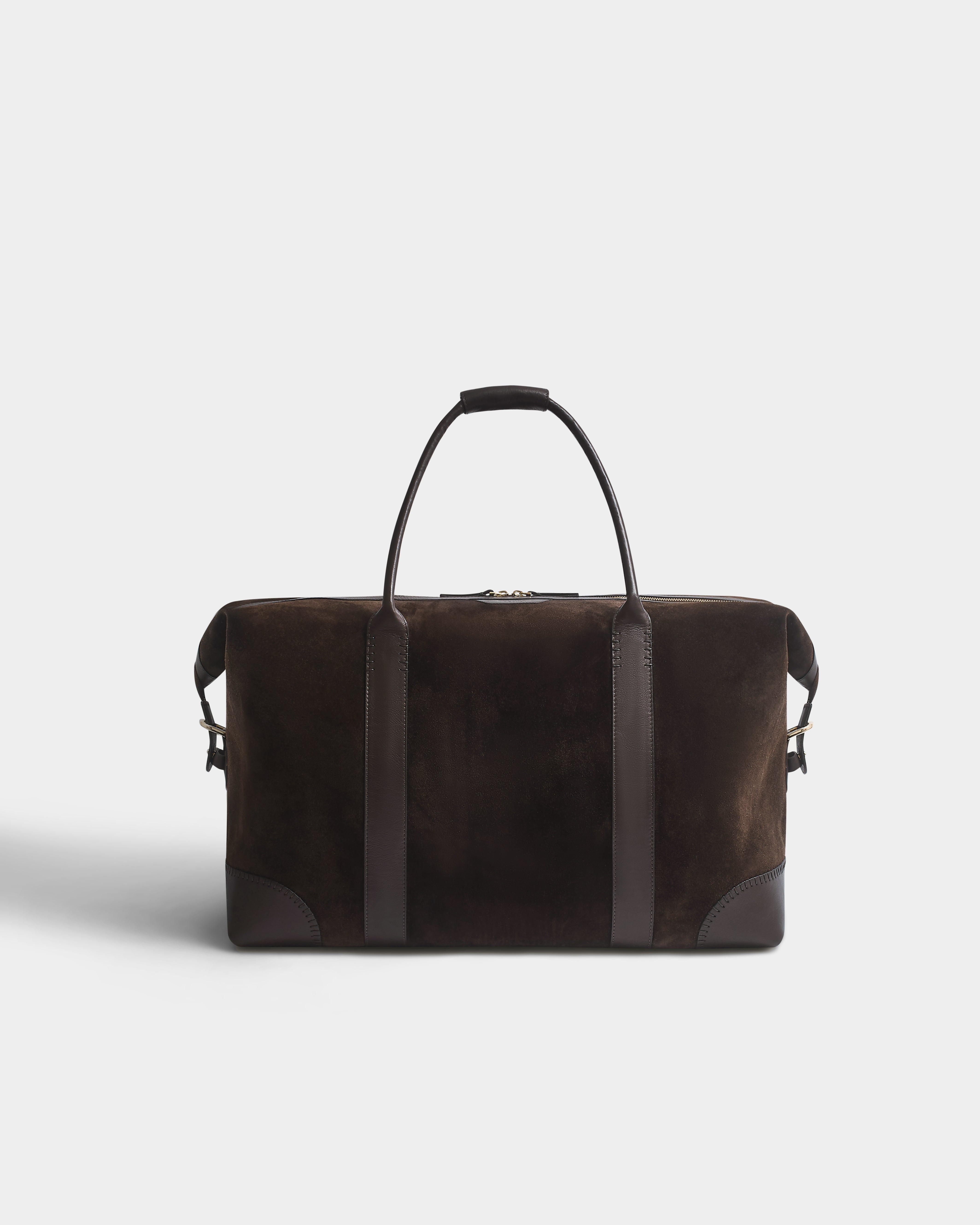 The Suede Weekend Bag, Chocolate
