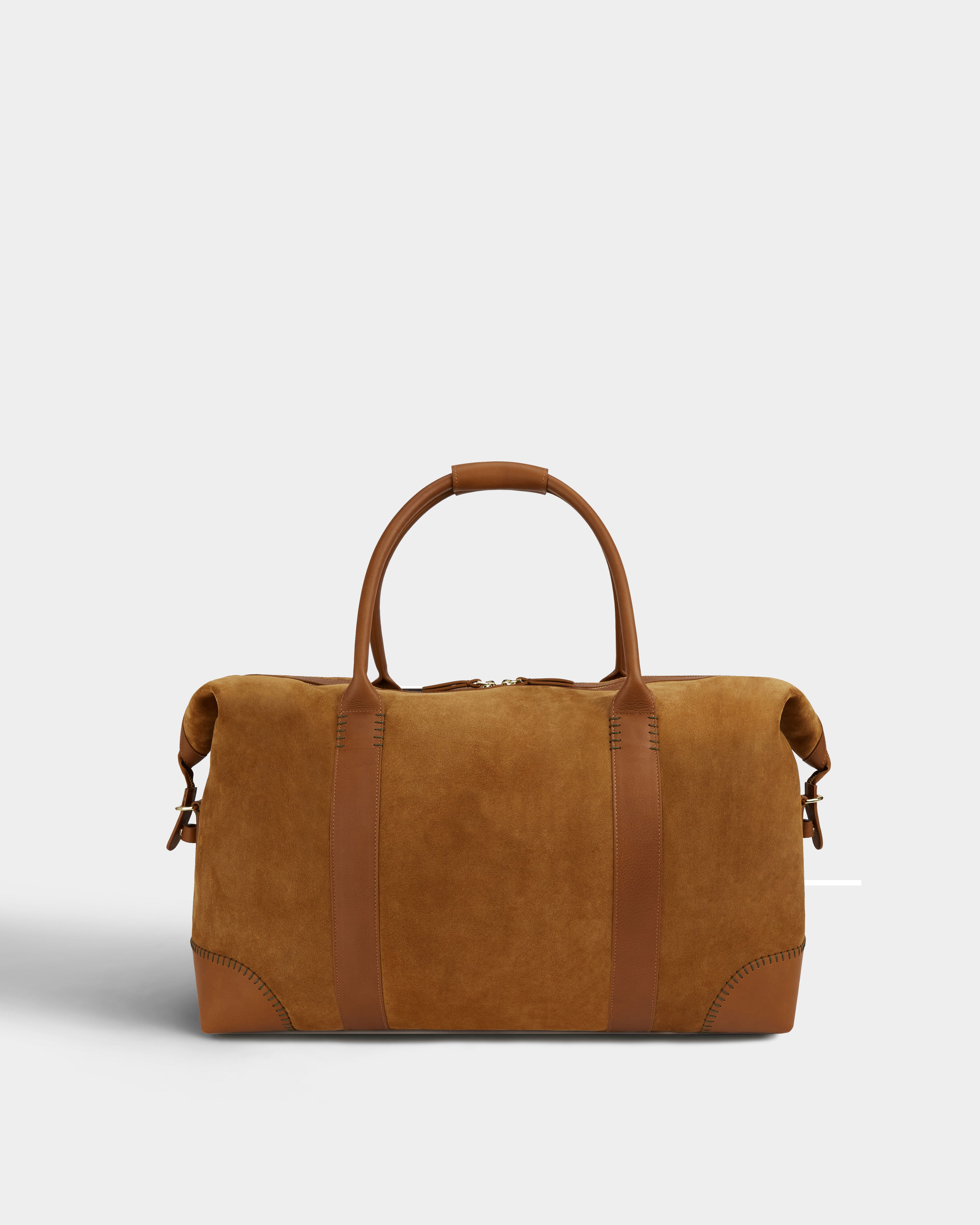 The Suede Weekend Bag, Tan