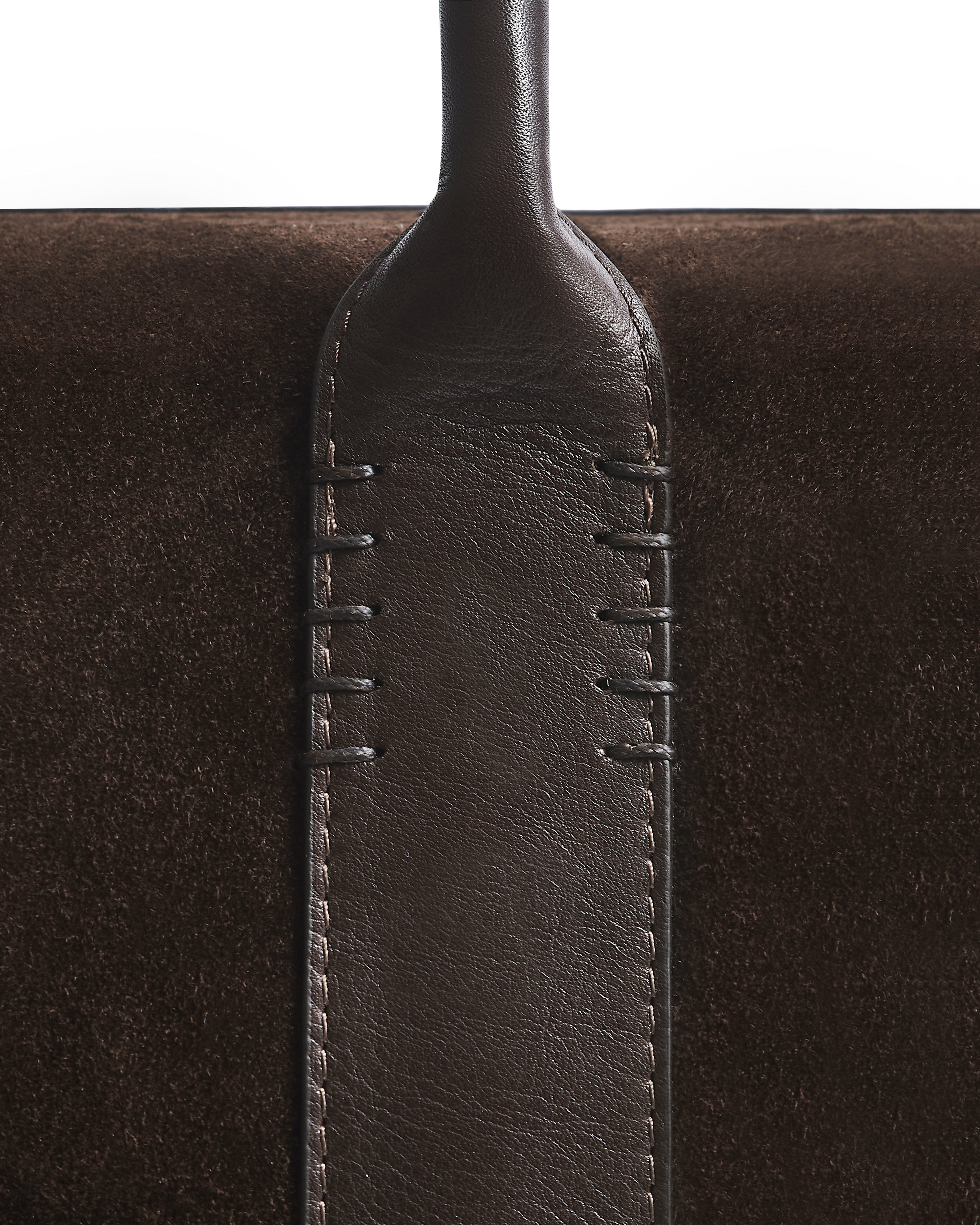 The Suede Weekend Bag, Chocolate