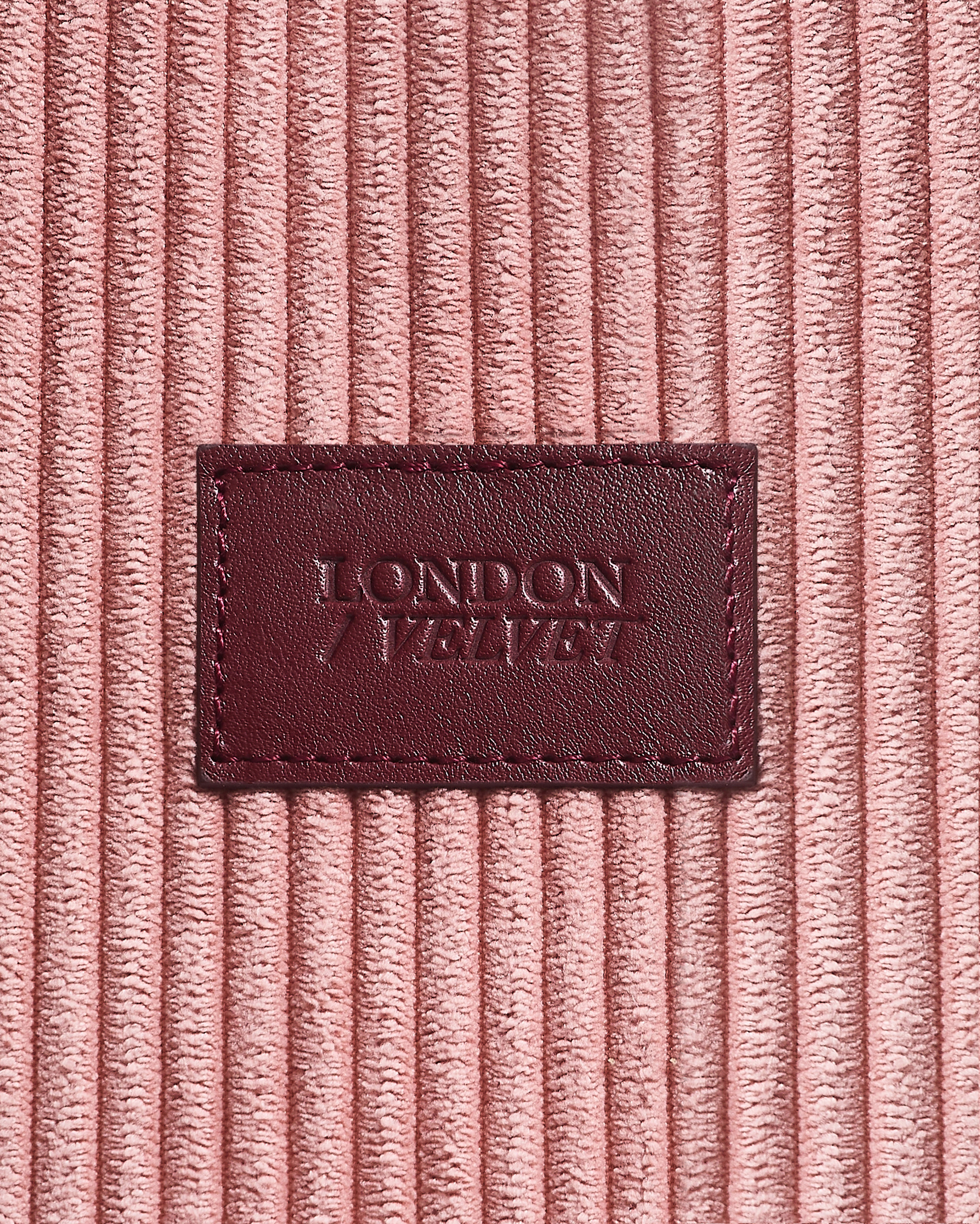 The Corduroy Shopper, Dusty Pink & Claret