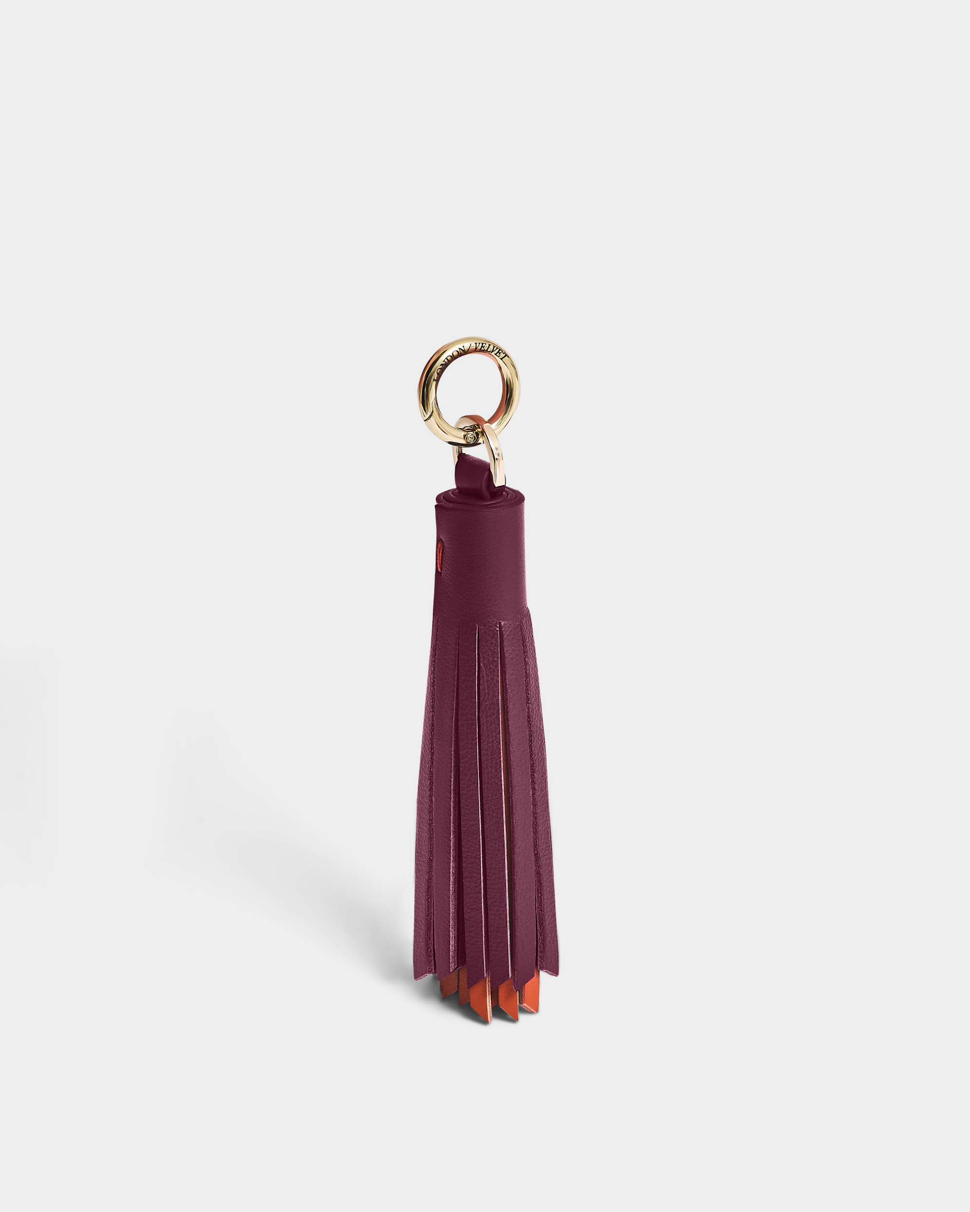 The Two Tier Tassle, Burgundy