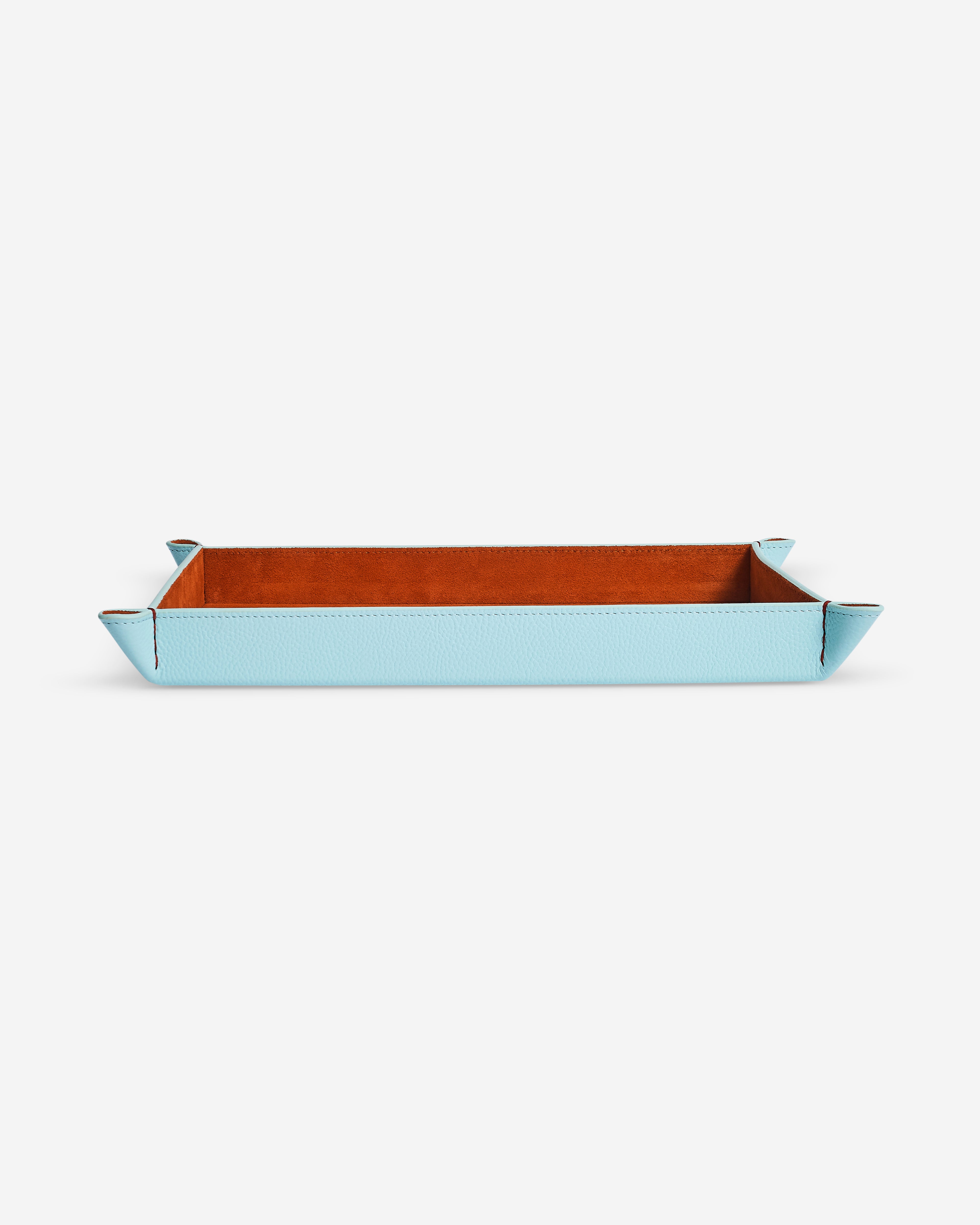 The Large Tidy Tray, Light Blue & Orange