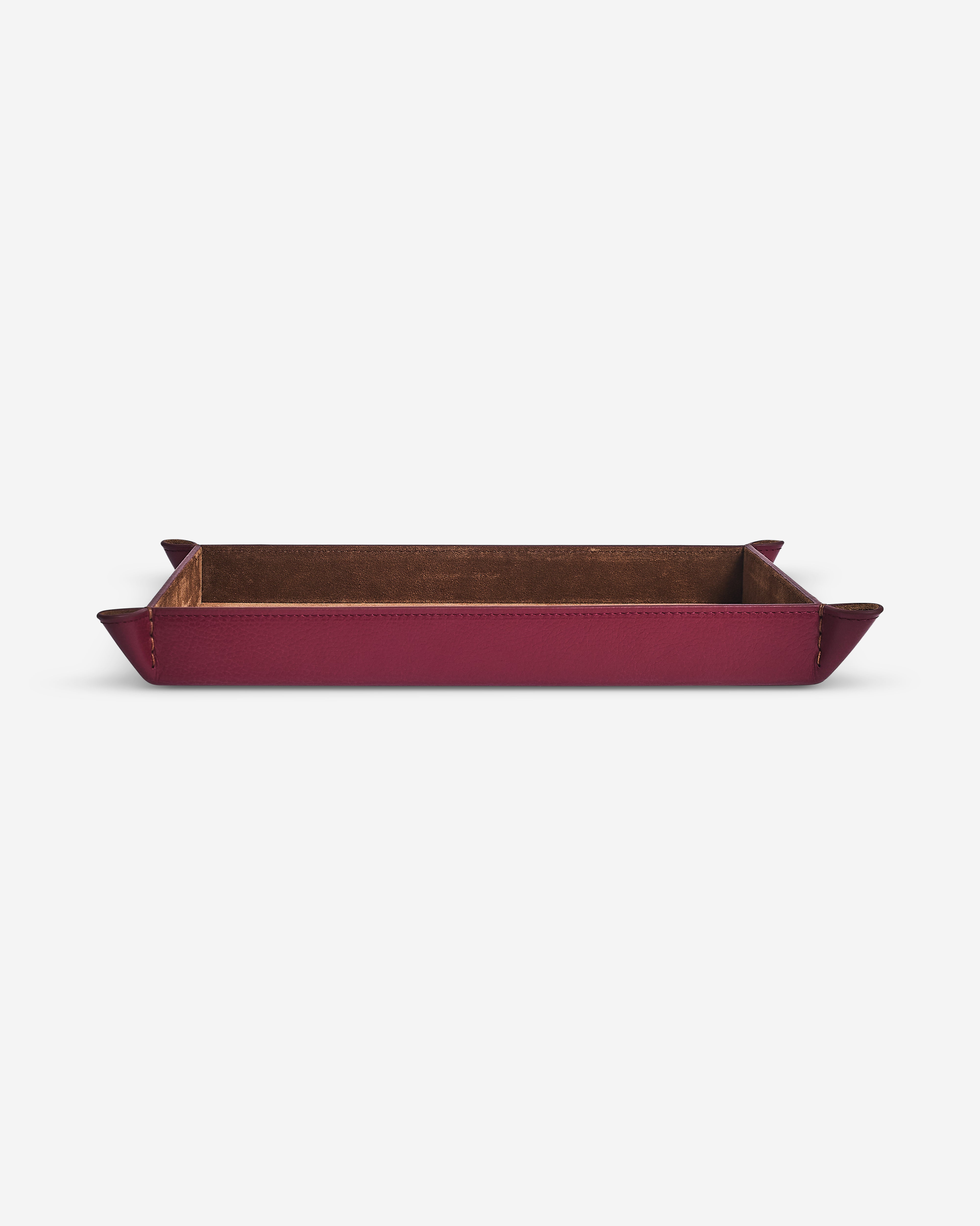The Large Tidy Tray, Burgundy & Chocolate