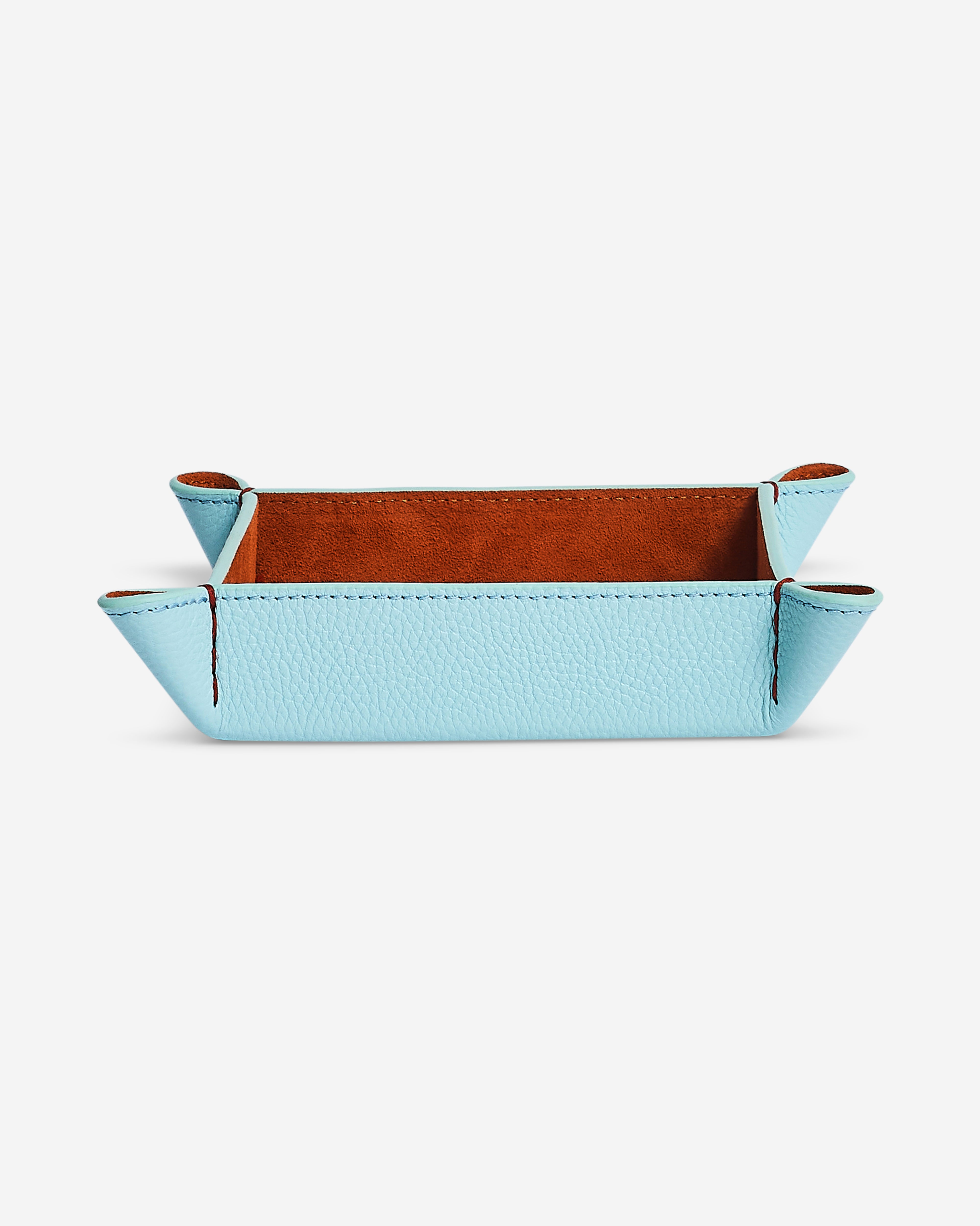 The Small Tidy Tray, Light Blue & Orange