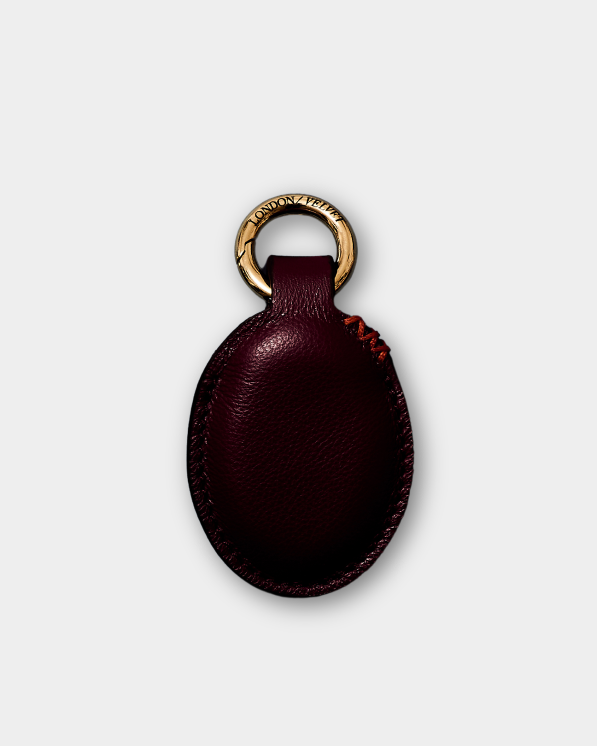 The Airtag Keyring, Burgundy