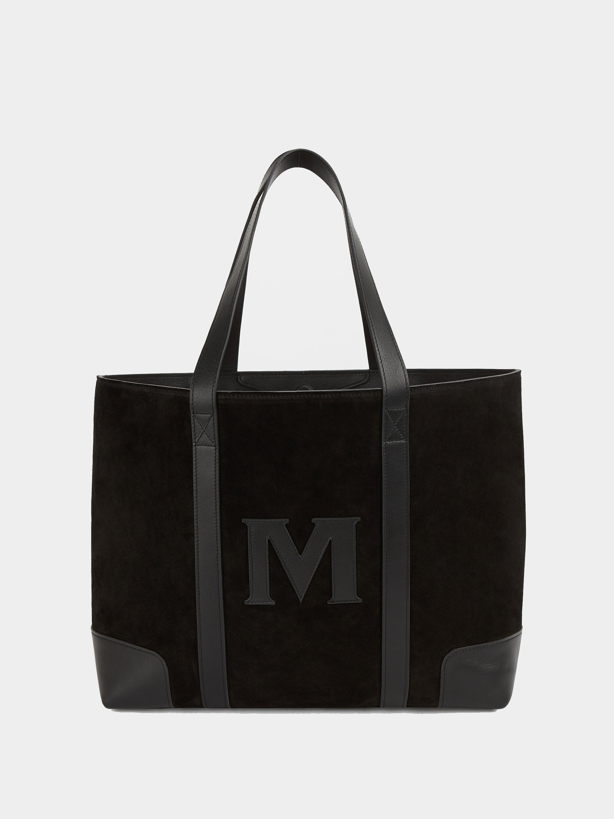 The Suede Tote Bag, Black