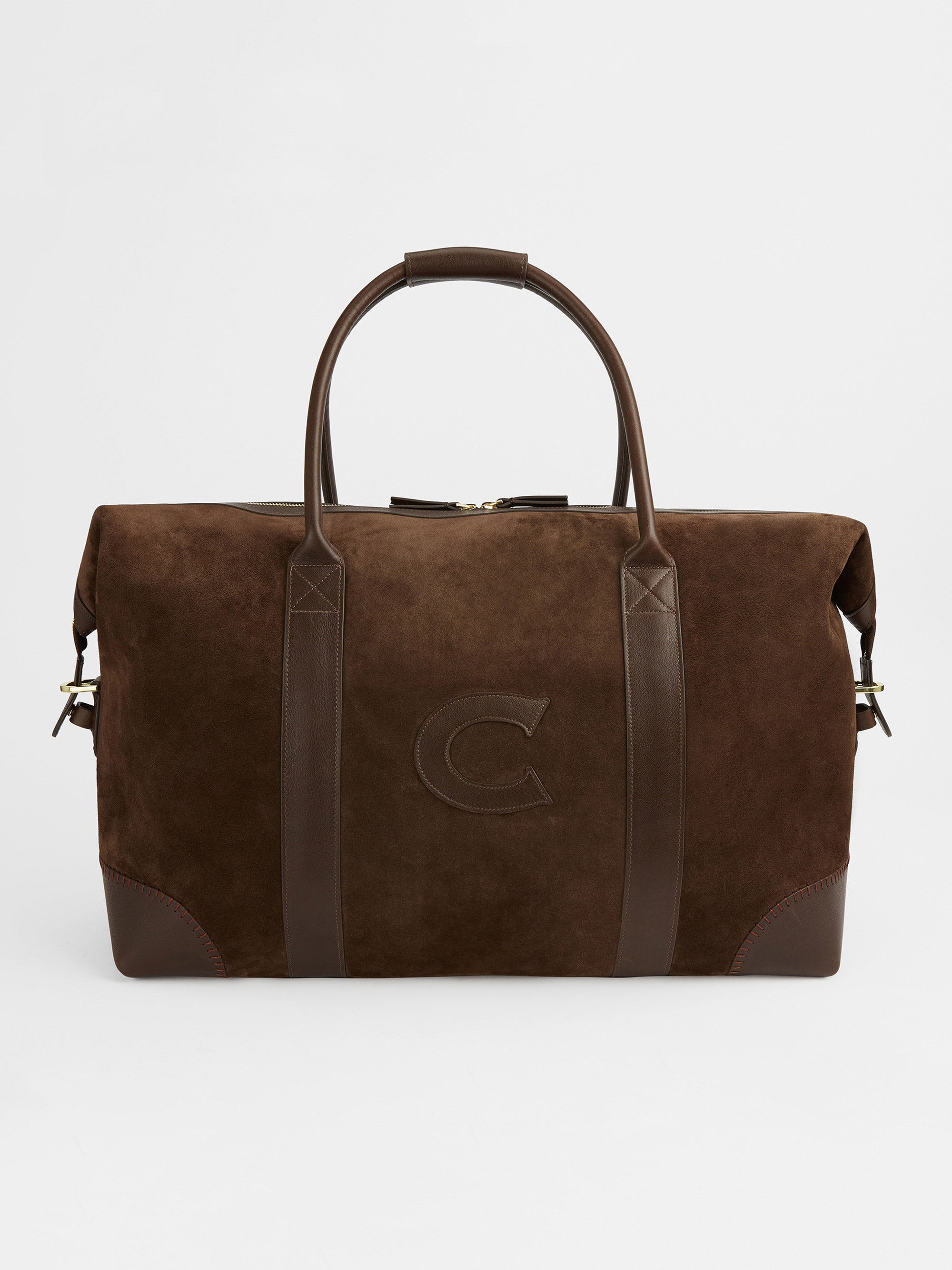 The Suede Weekend Bag, Chocolate