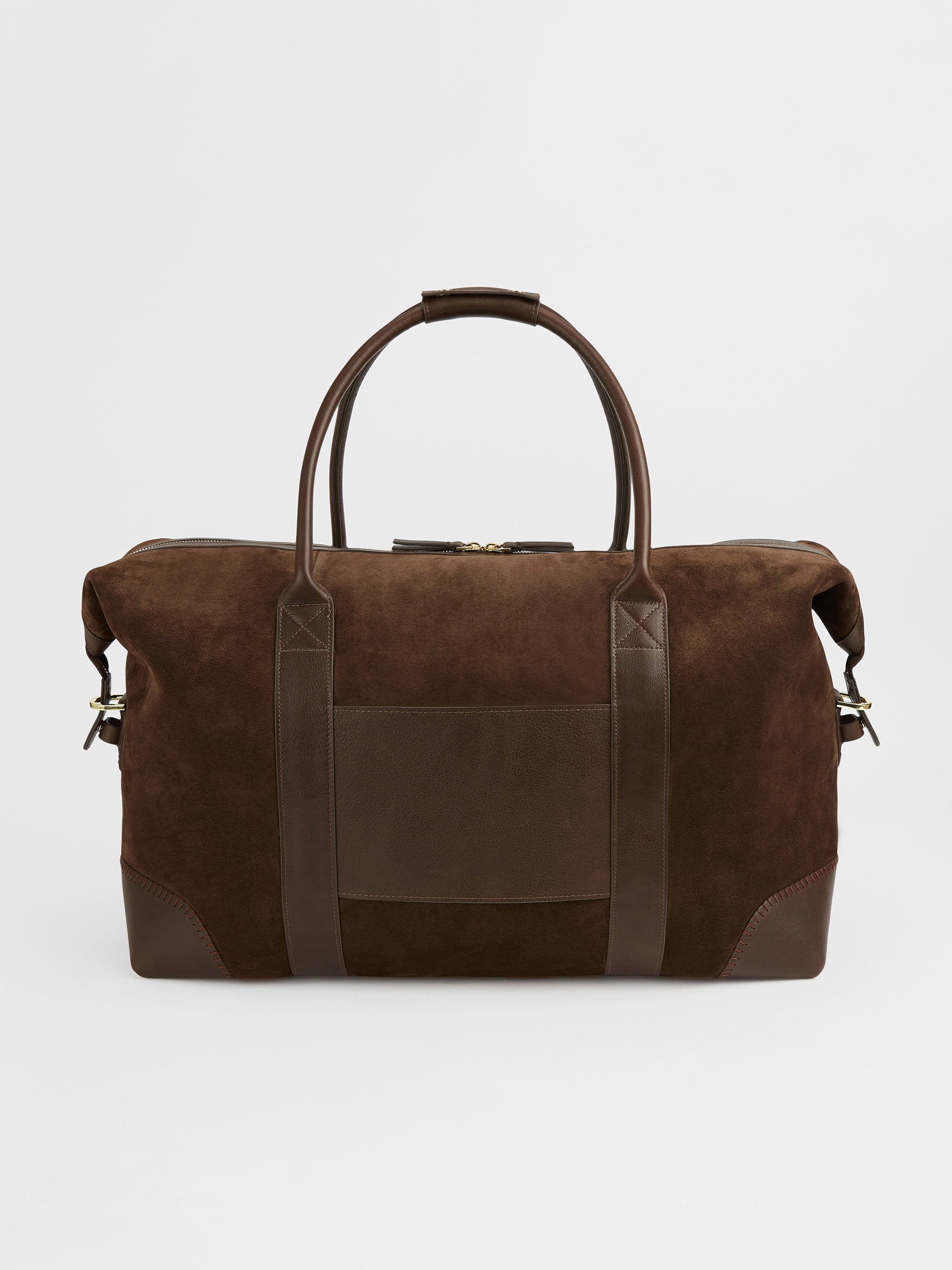 Letter 'C' - The Suede Weekend Bag, Chocolate