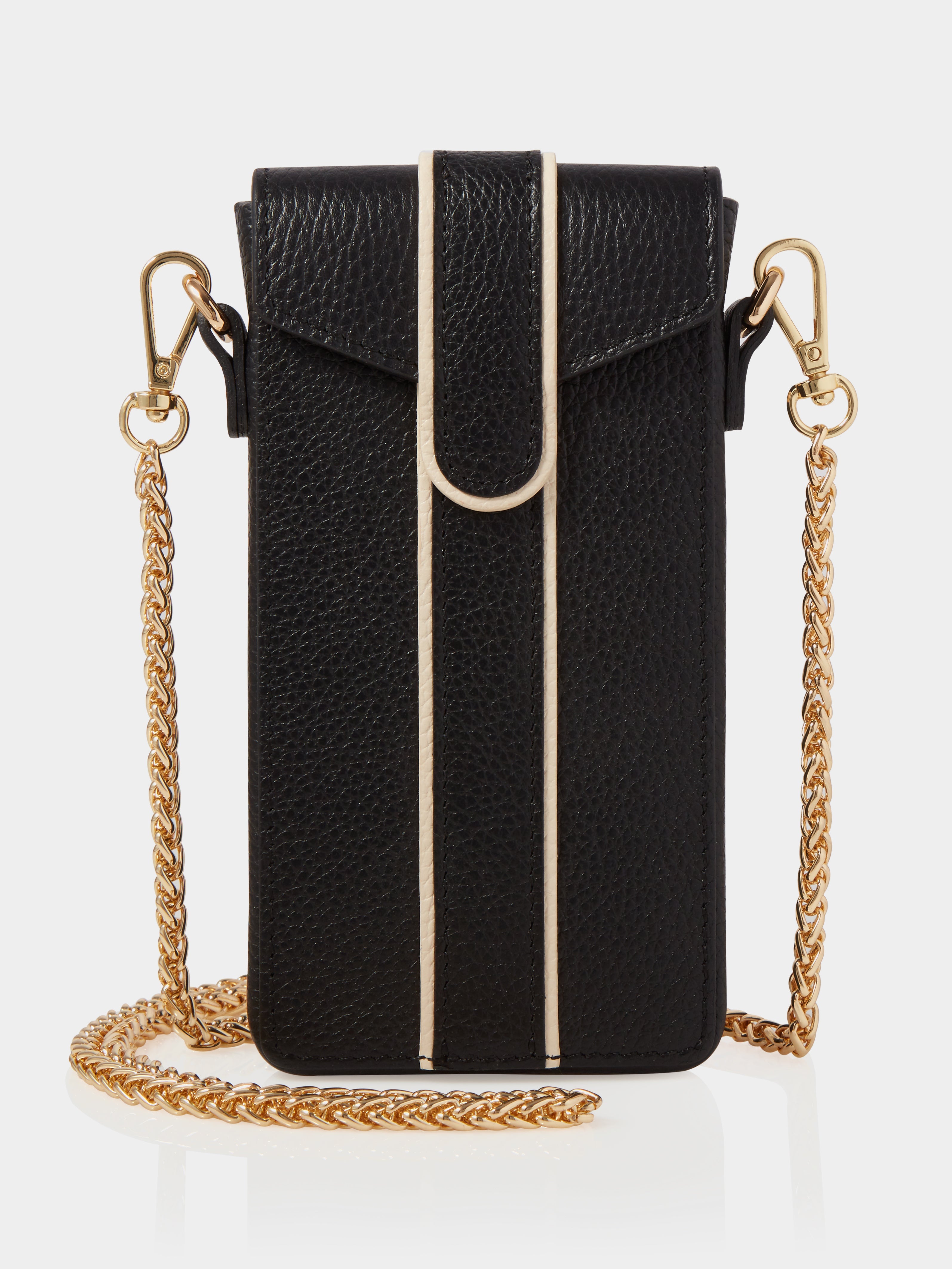 The Phone Pouch, Black & Bone