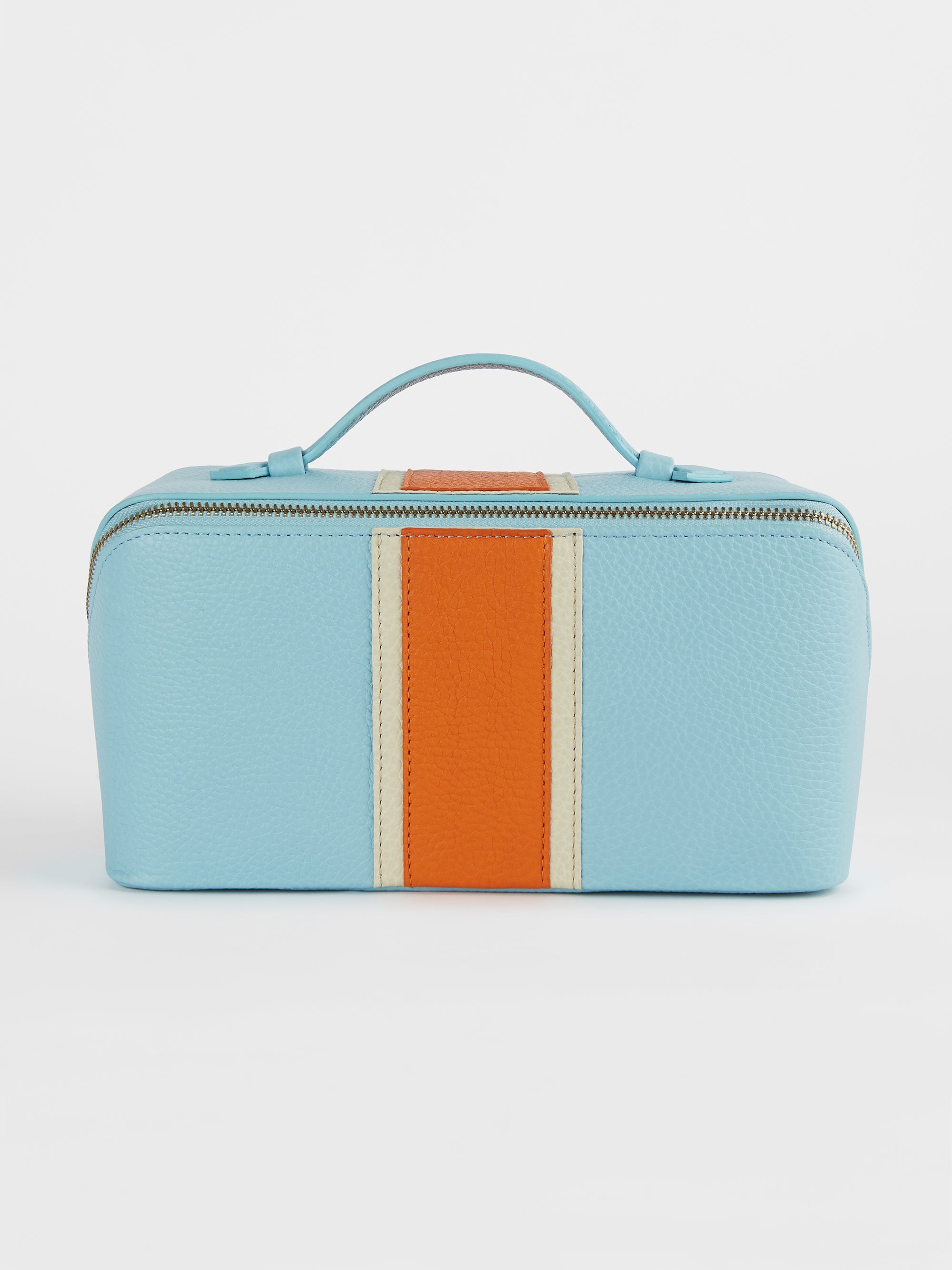 The Washbag, Baby Blue & Orange