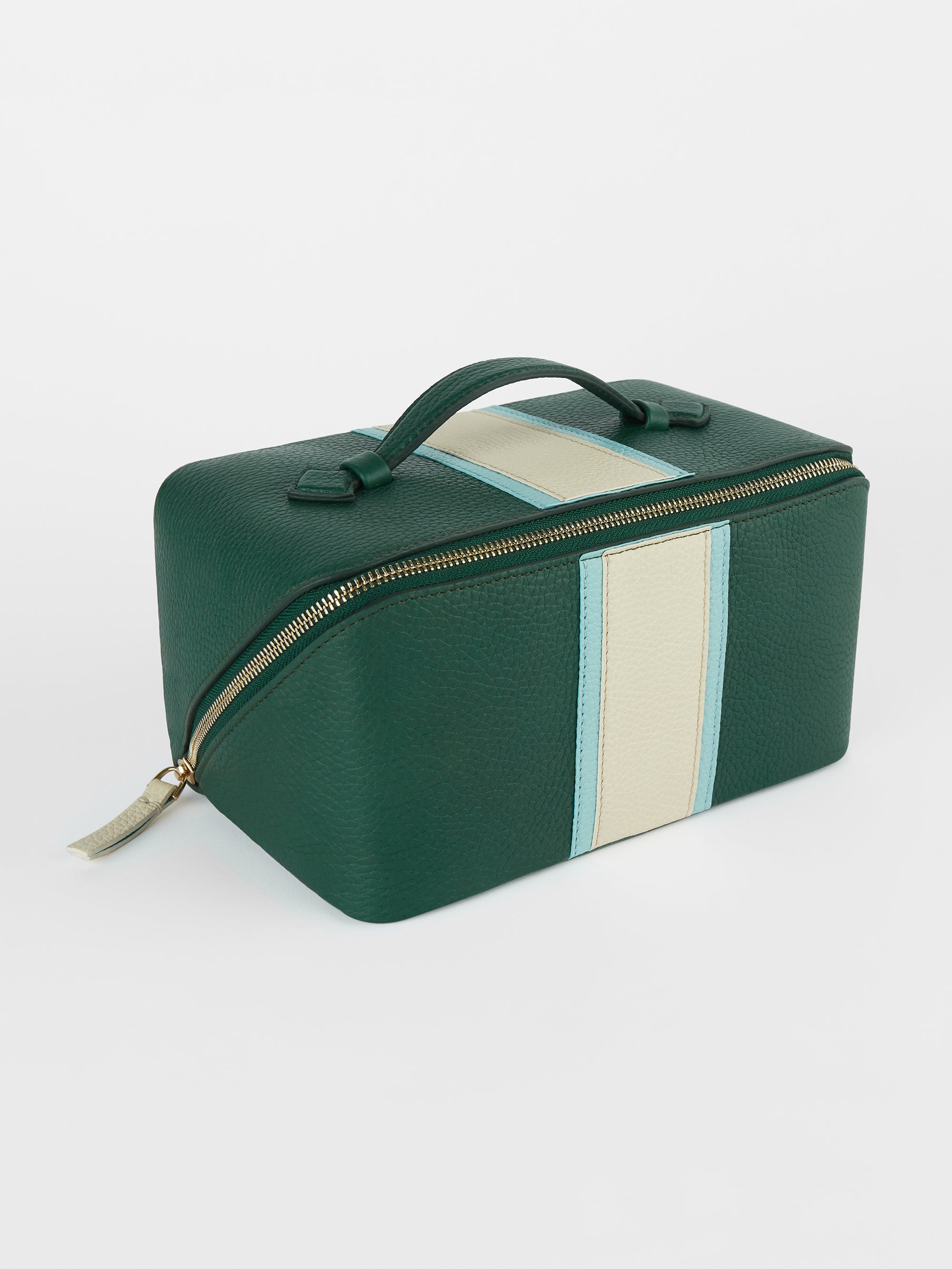 The Washbag, Dark Green & Teal