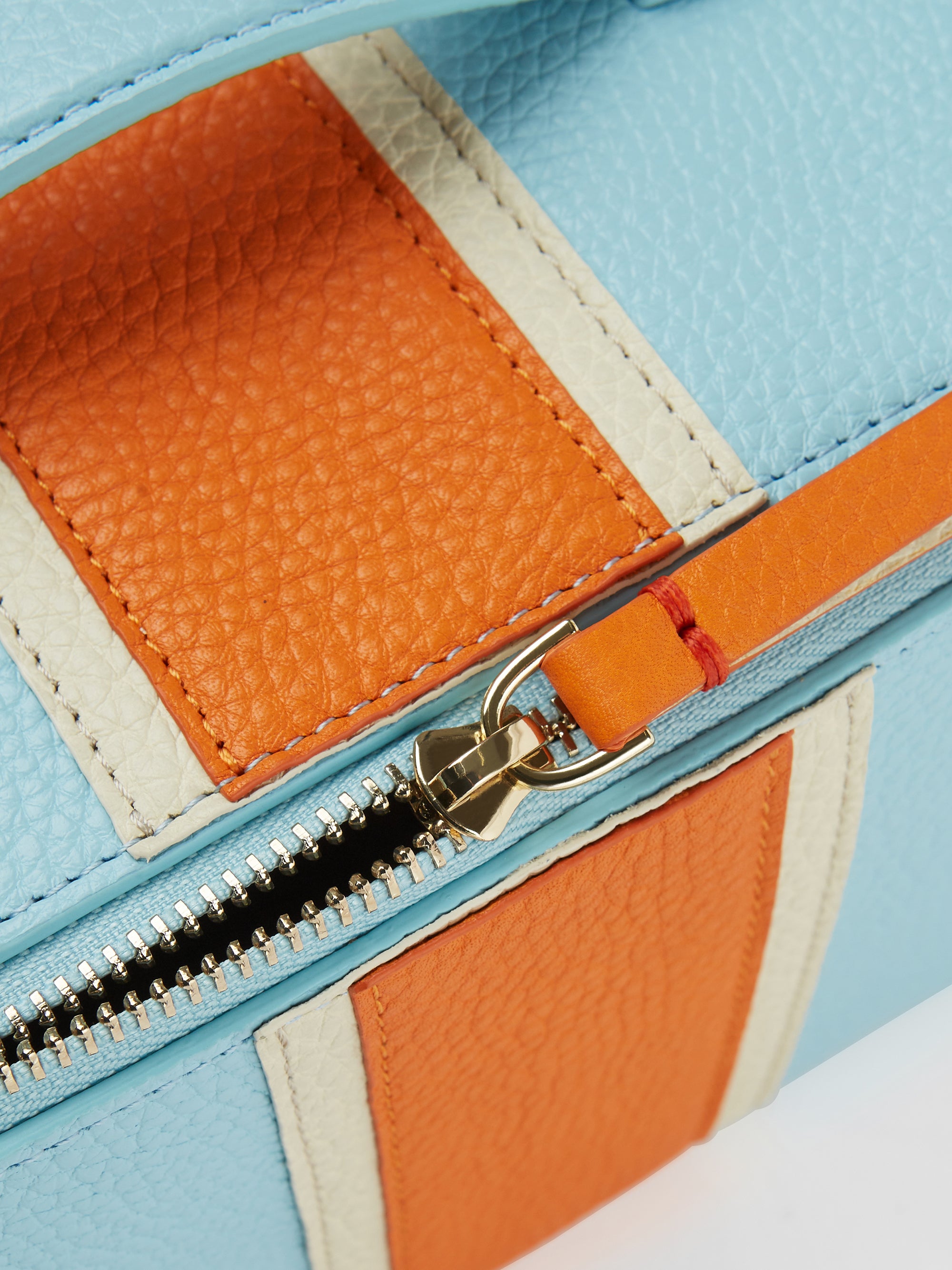 The Washbag, Baby Blue & Orange