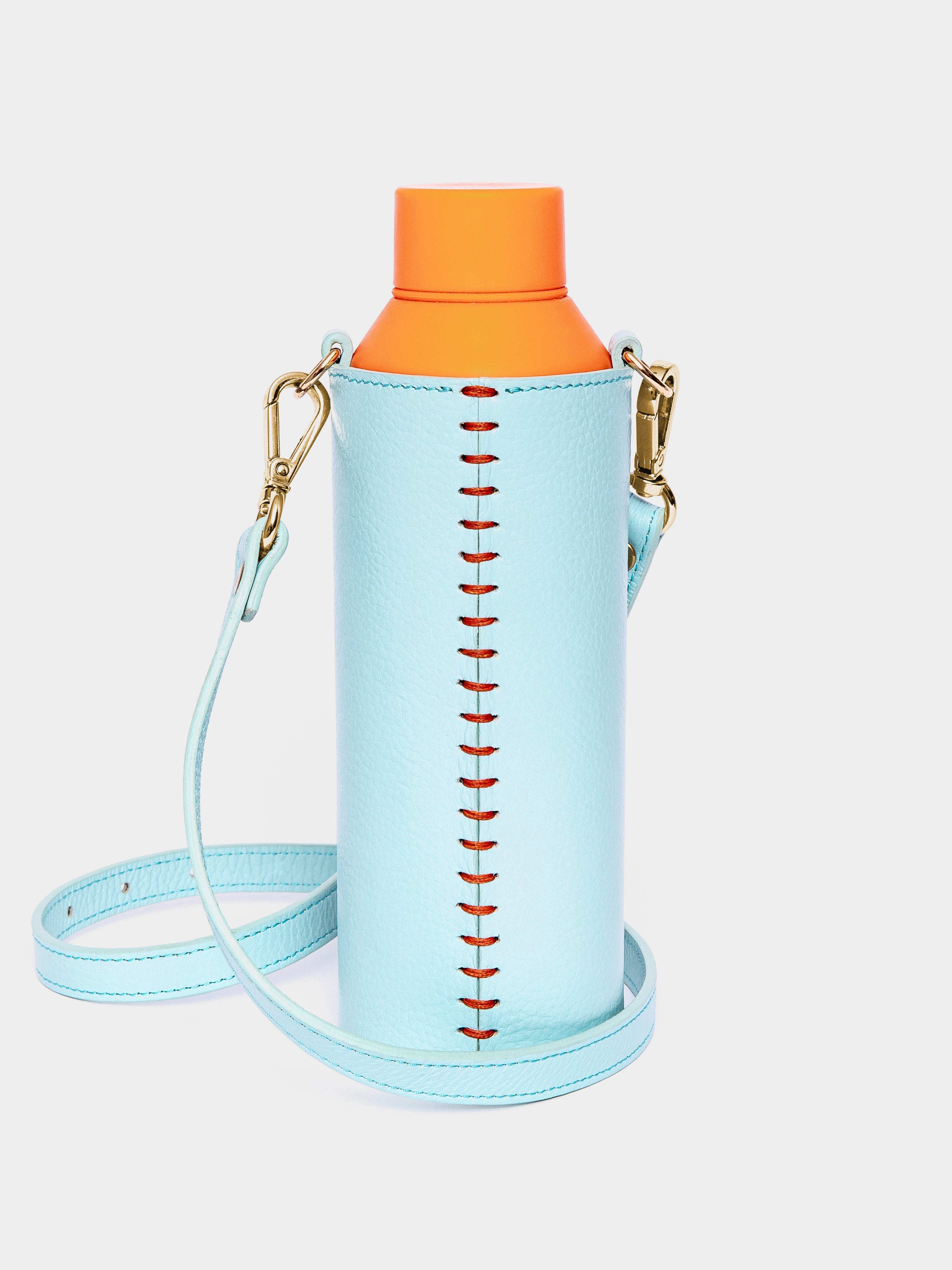 Aqua/Orange Bottle Bag