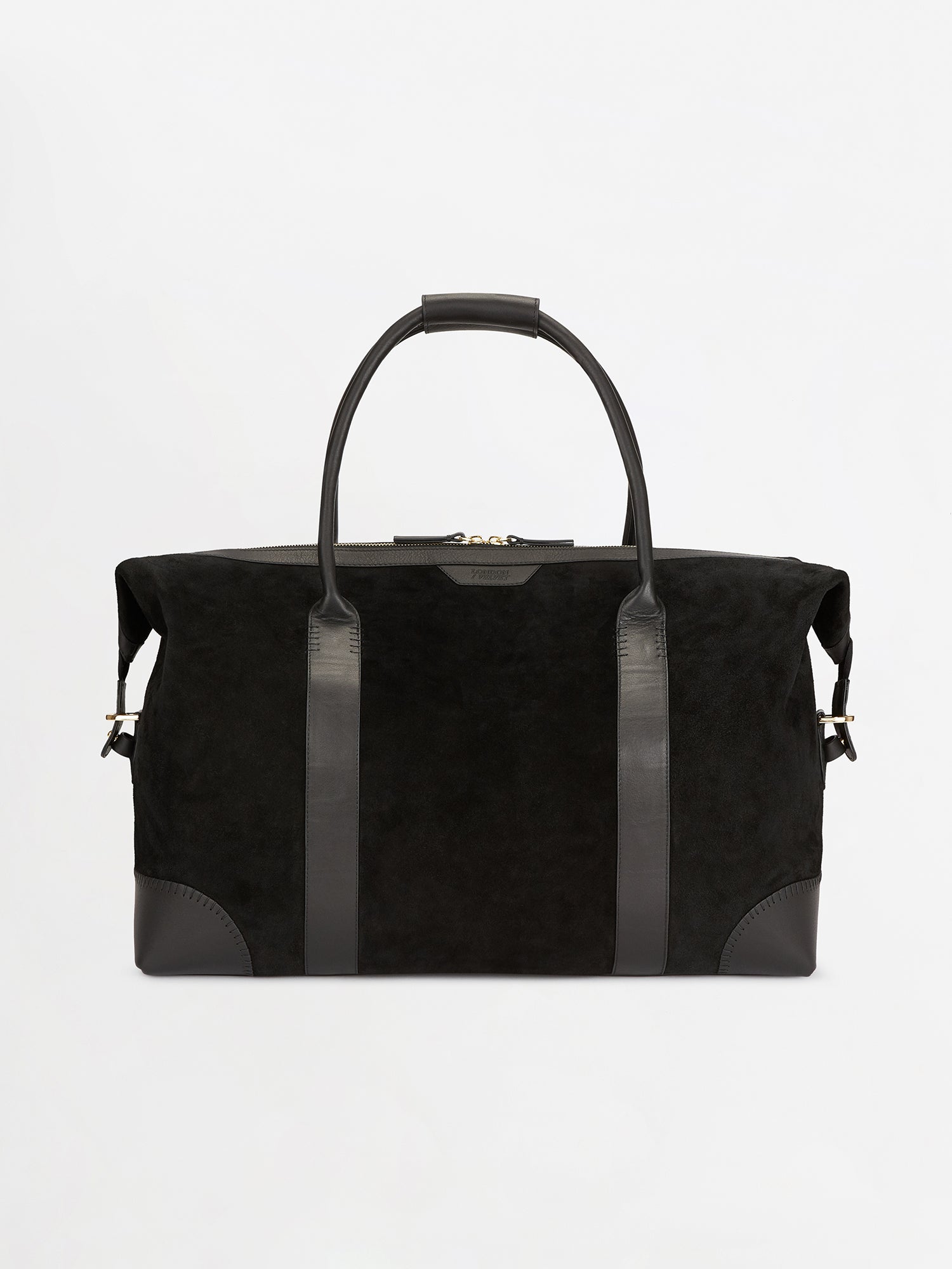 The Suede Weekender: Black