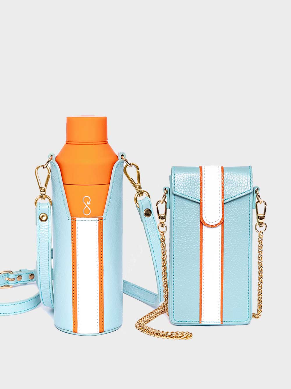 The Free Spirit Set, Aqua & Orange