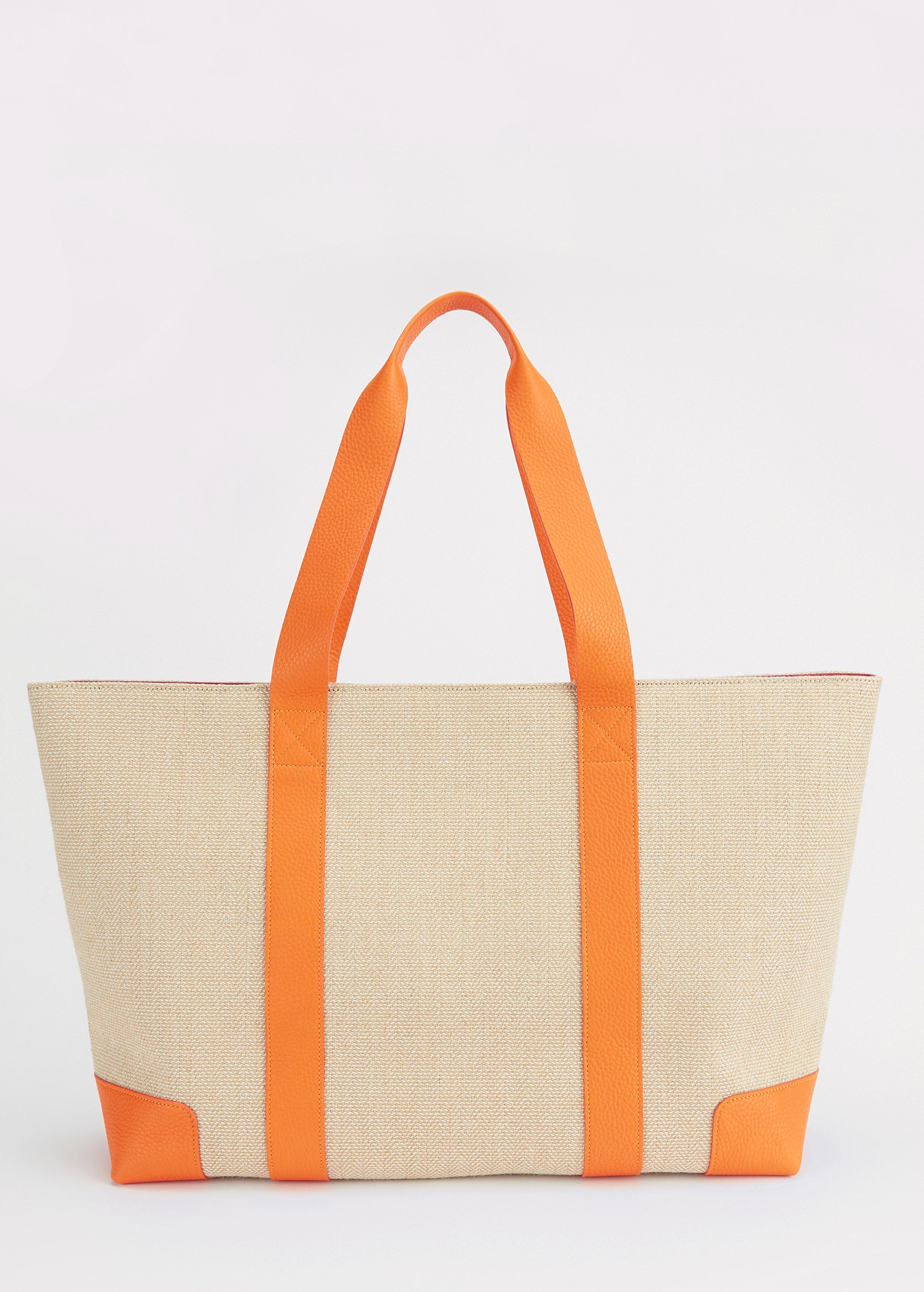 The Luxe Beach Bag, Citrus Orange