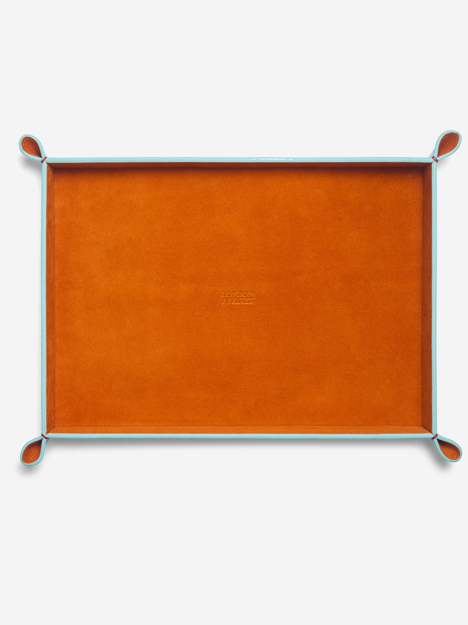 The Large Tidy Tray, Light Blue & Orange