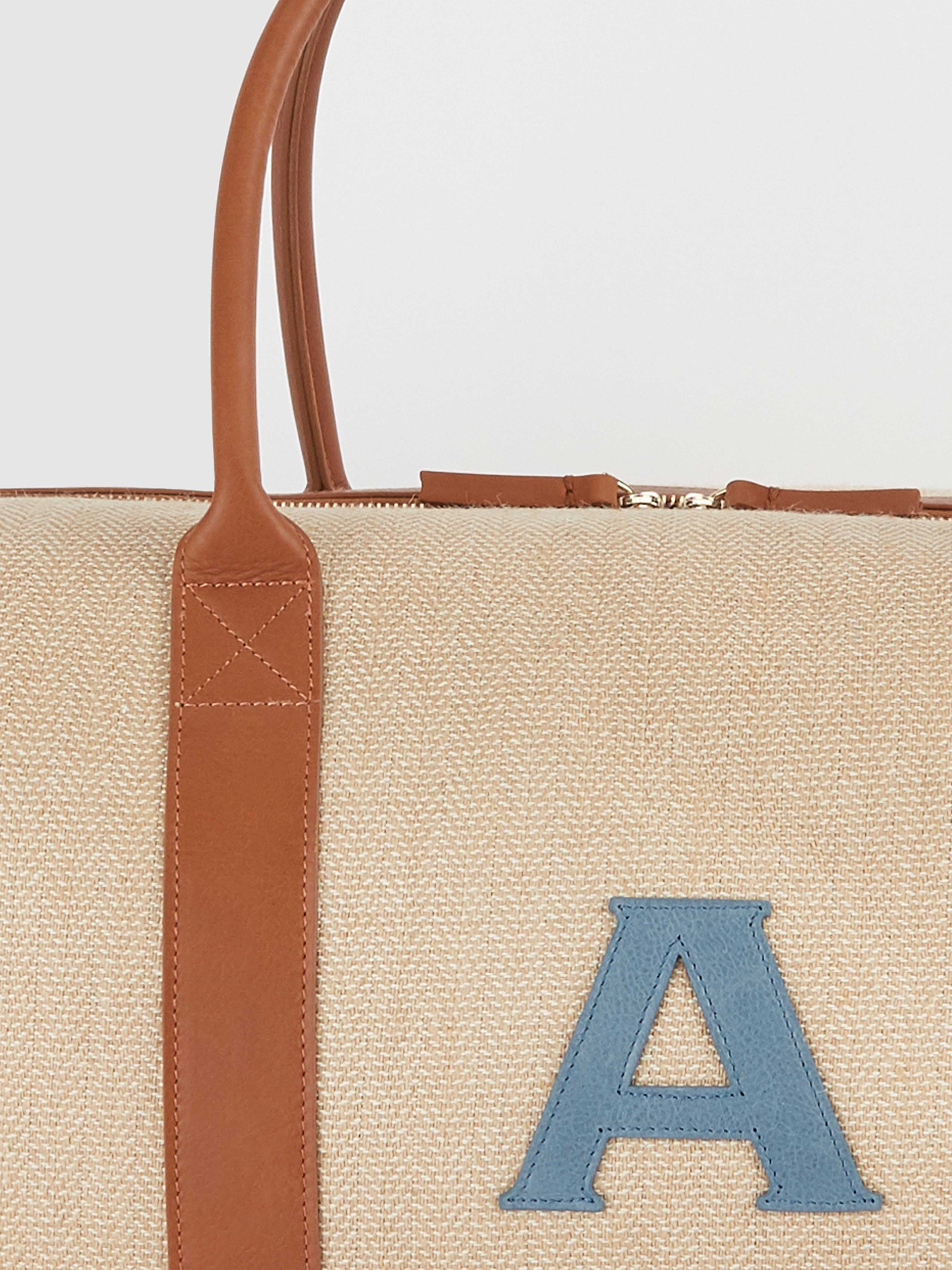 The Weekend Bag, Cream & Cornflower Blue, 2023 Edition