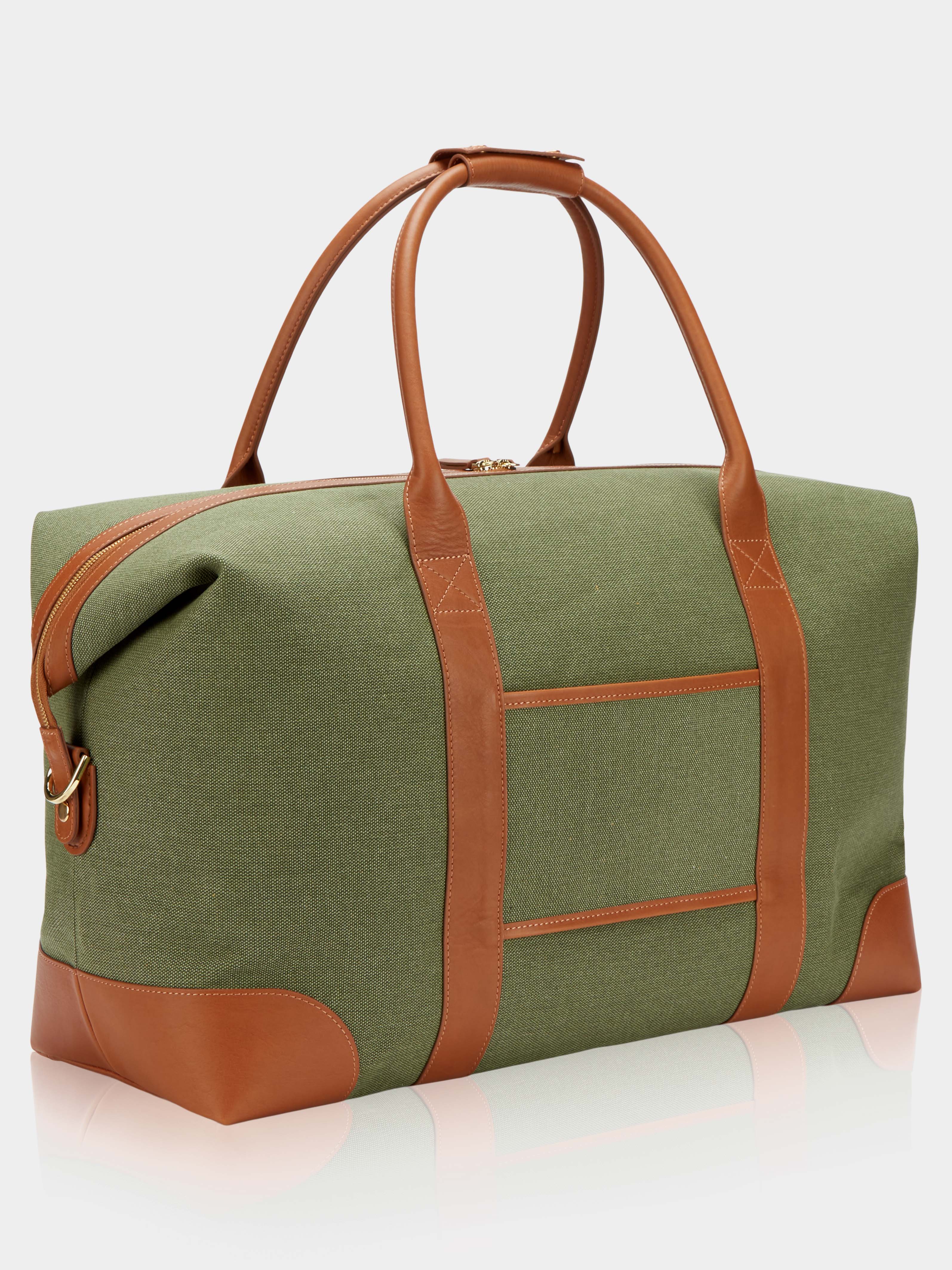 The Weekend Bag, Khaki & Claret