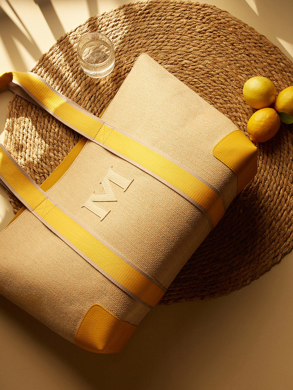 The Luxe Beach Bag, Sunshine Yellow