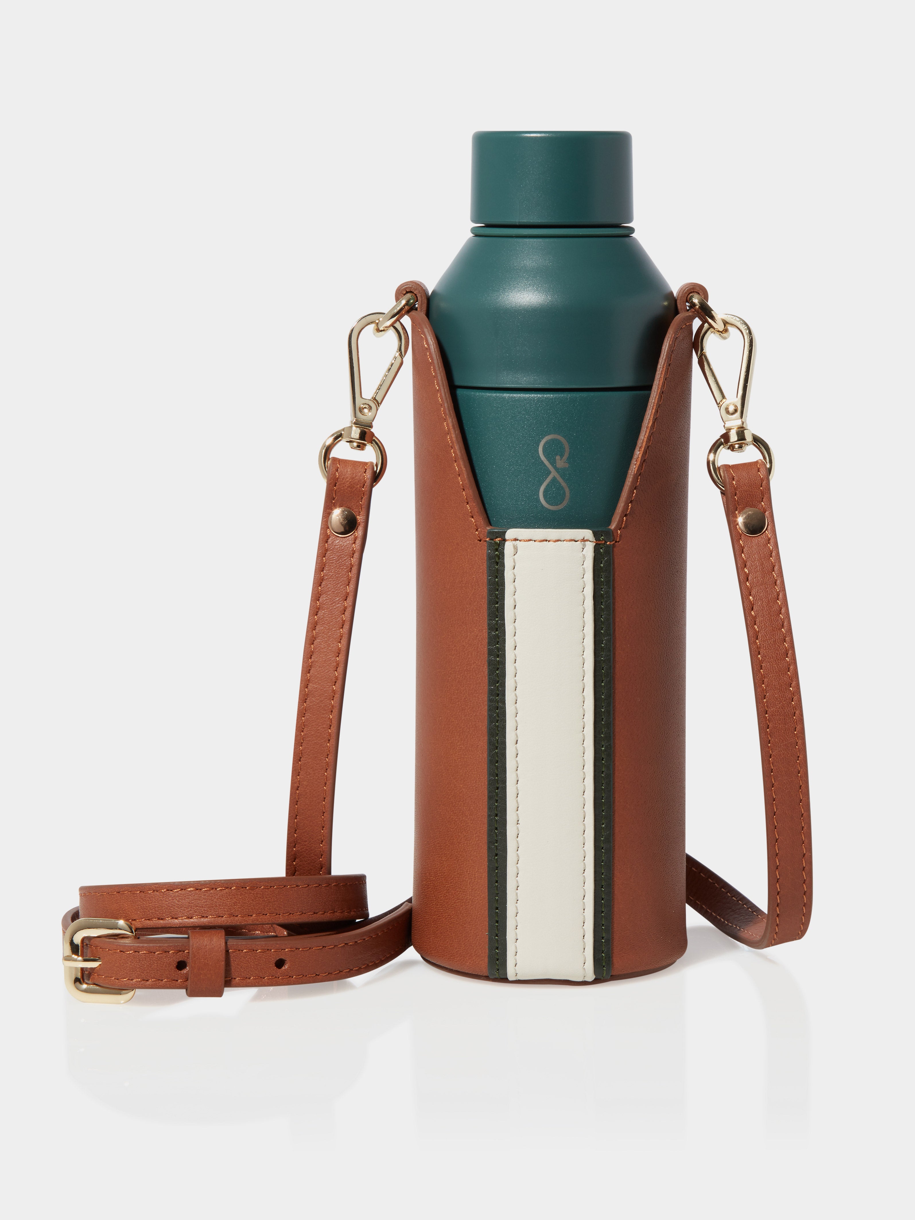 The Bottle Bag, Tan & Forest